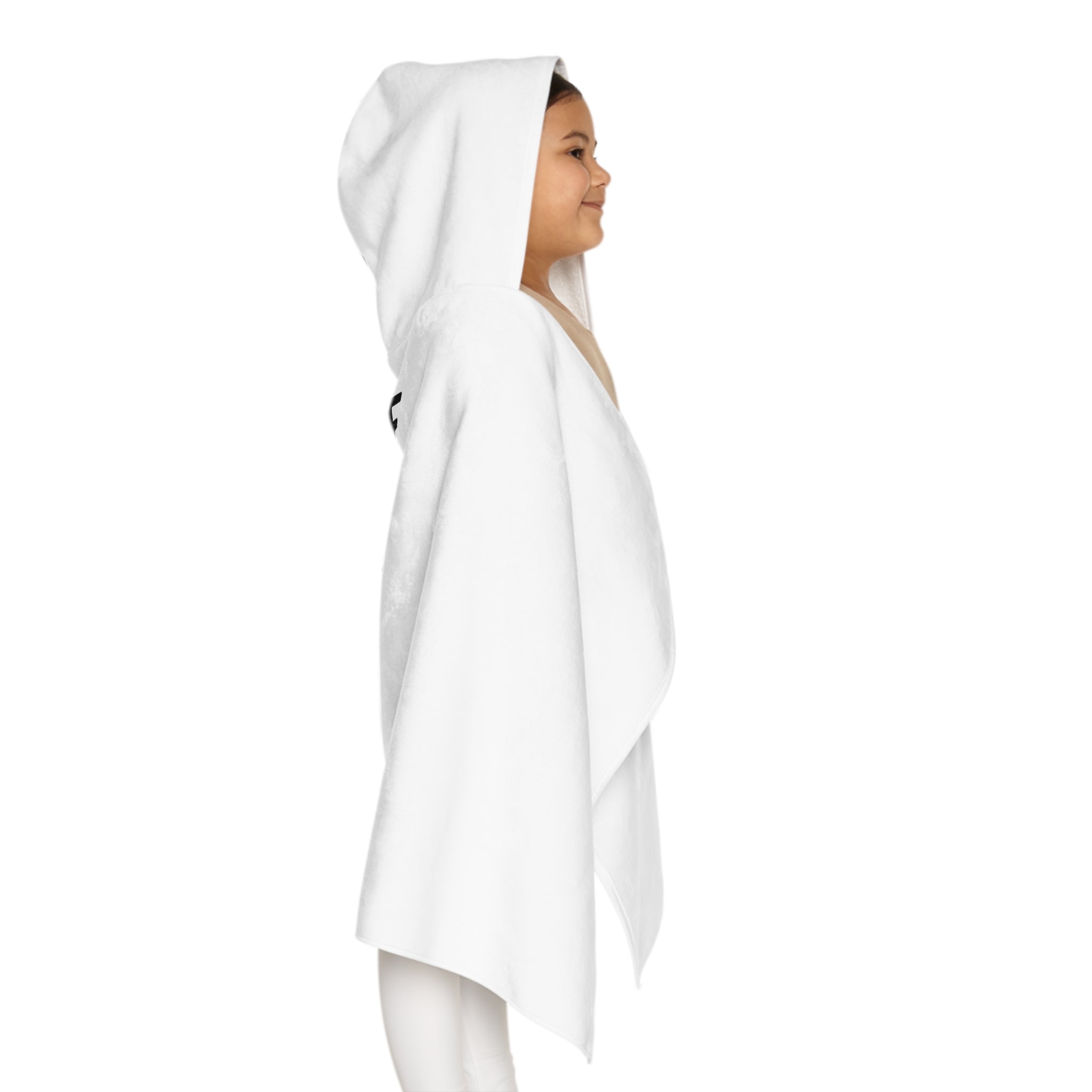 Youth Hooded Towel — "Justice, Truth Be Ours Forever Jamaica" Beach & Bath Wrap for Kids