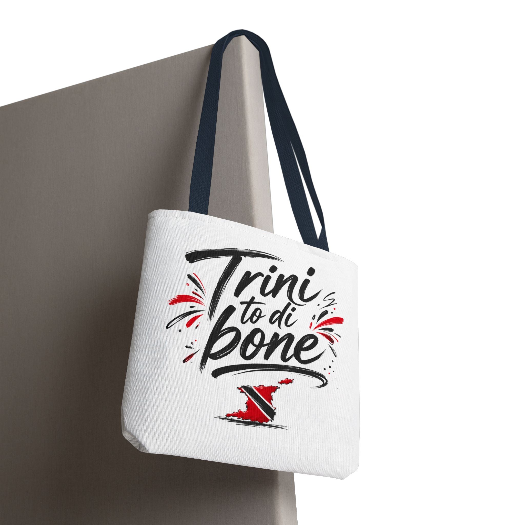 Trini To Di Bone Tote Bag — Trinidad Pride Canvas Shopper