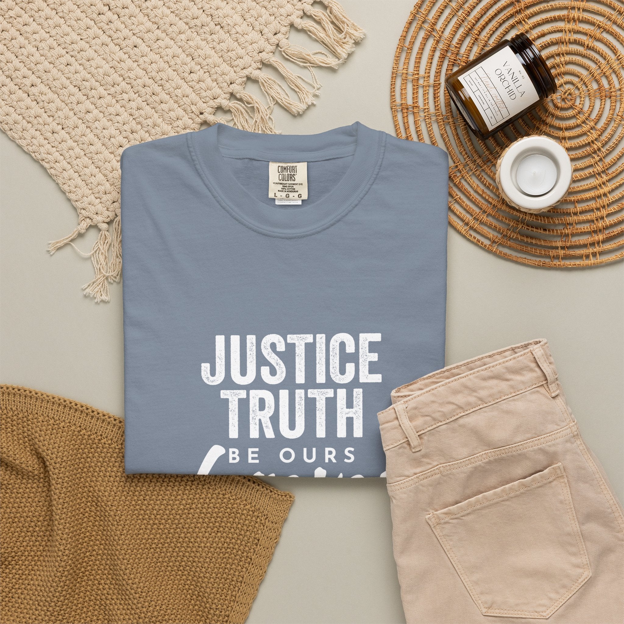 Jamaica Love T-Shirt — "Justice, Truth Be Ours Forever" Graphic Tee