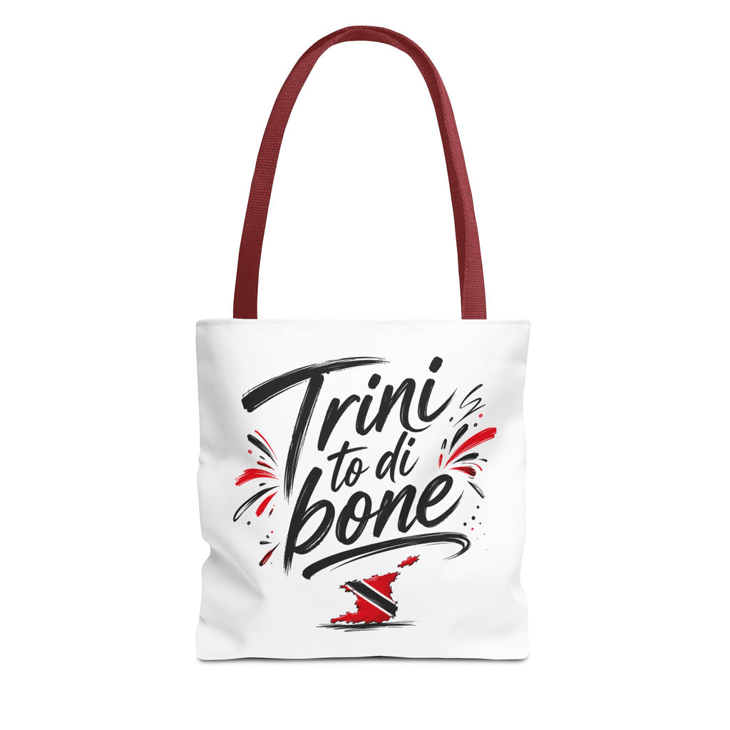 Trini To Di Bone Tote Bag — Trinidad Pride Canvas Shopper