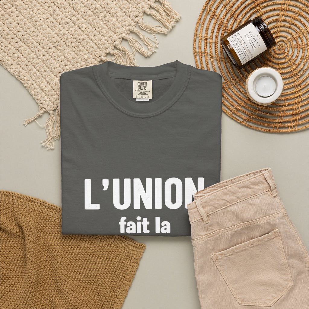 L'Union fait la force T-Shirt — Haitian Unity Graphic Tee