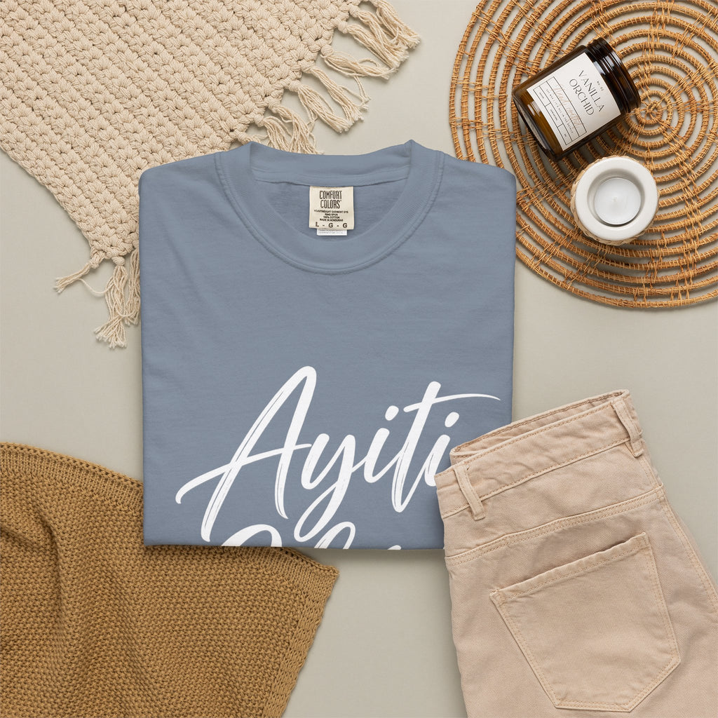 Haiti Ayiti Cherie Flag T-Shirt — Creole Pride Tee