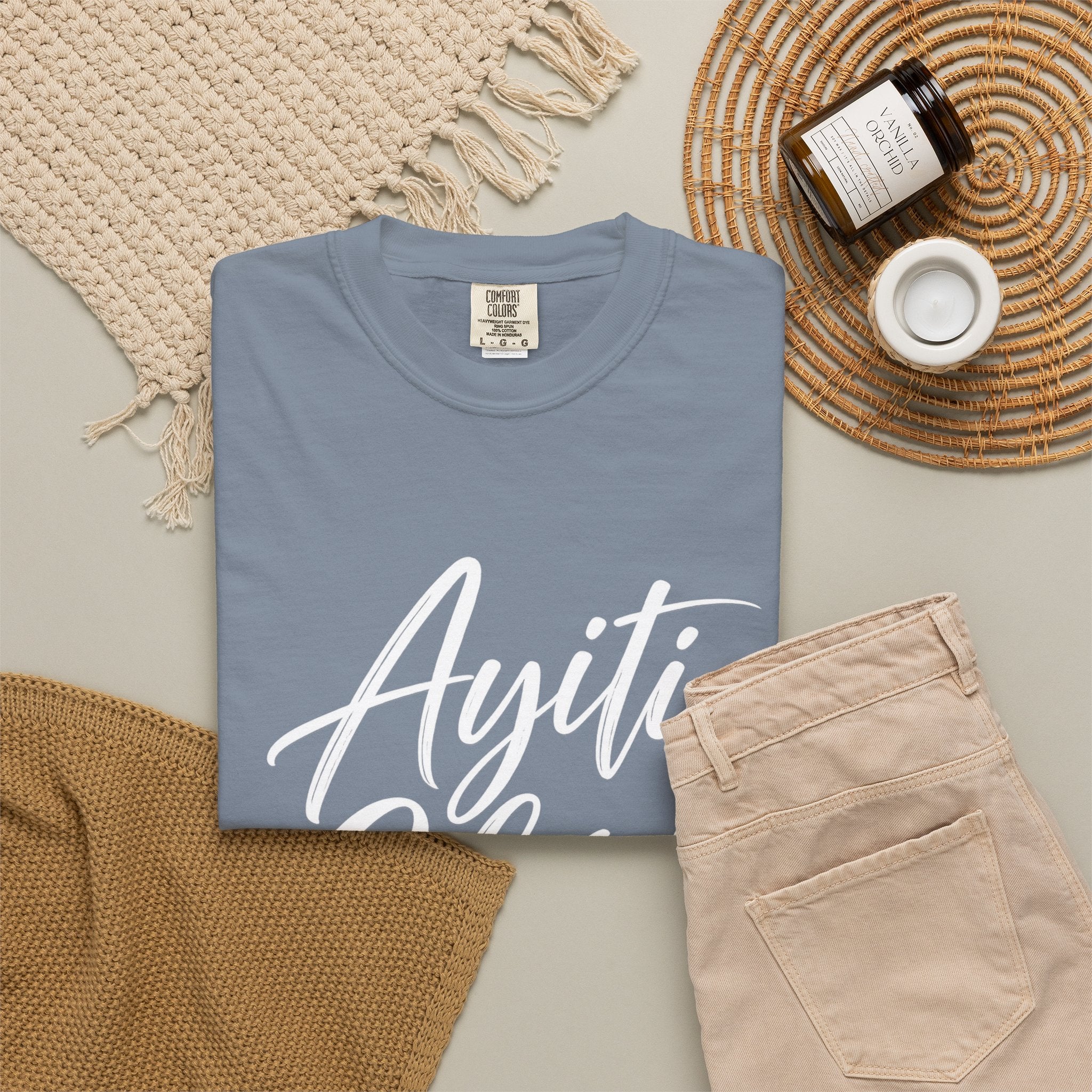 Haiti Ayiti Cherie Flag T-Shirt — Creole Pride Tee