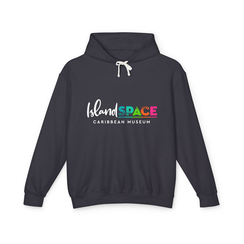 IslandSPACE Caribbean Museum Hoodie — Colorful Logo Lightweight Hooded Sweatshirt