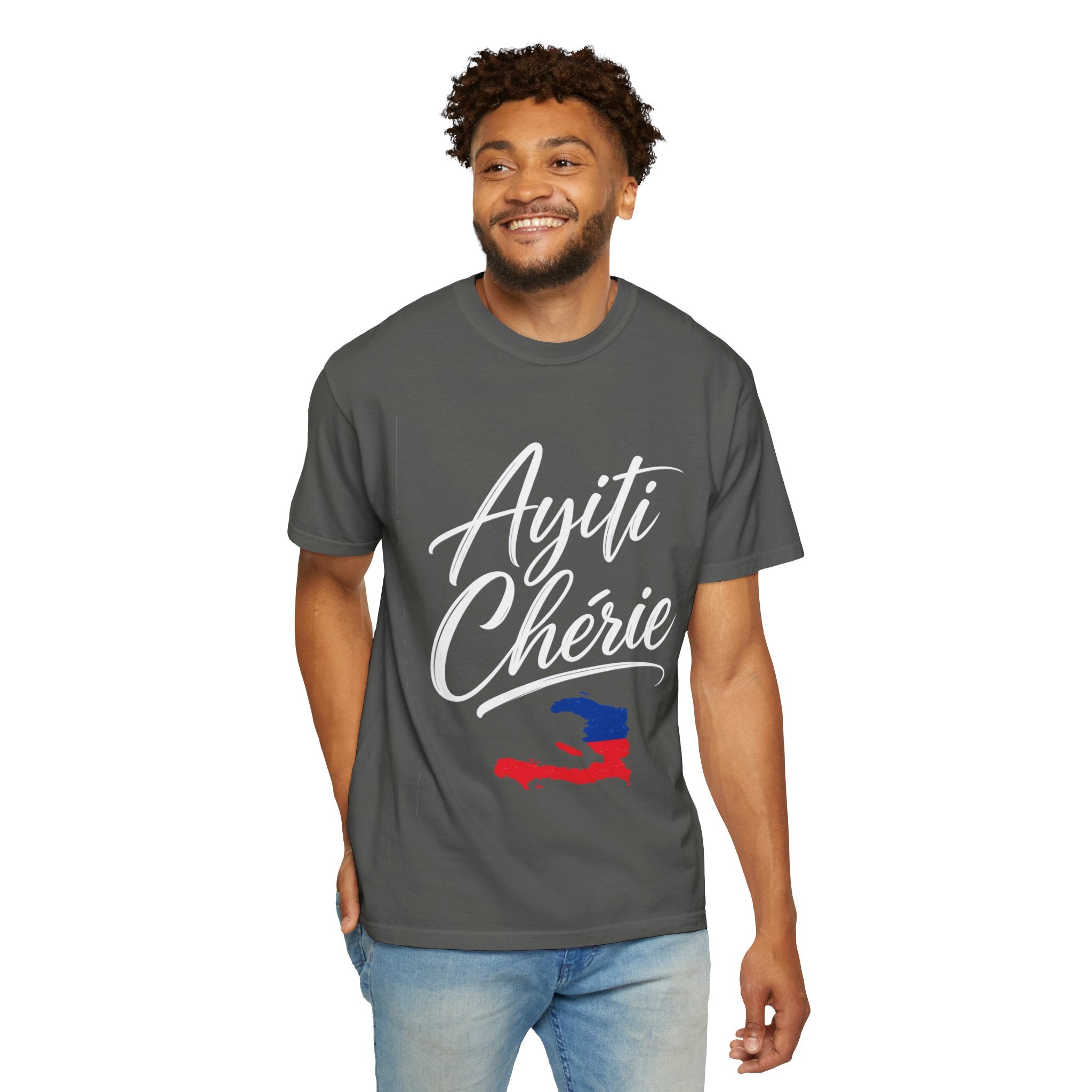 Haiti Ayiti Cherie Flag T-Shirt — Creole Pride Tee