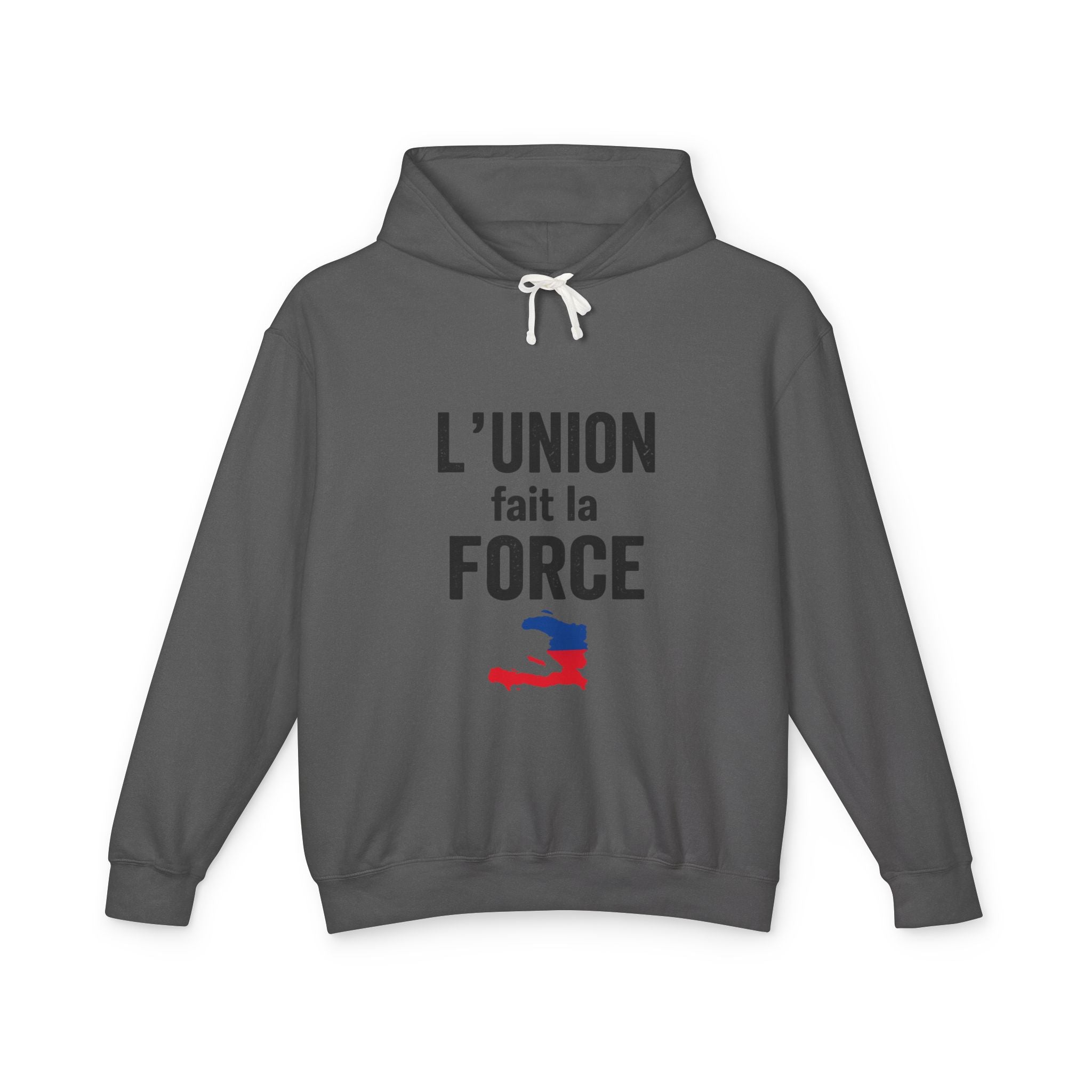 L'Union Fait La Force Hoodie — Haitian Pride Lightweight Pullover