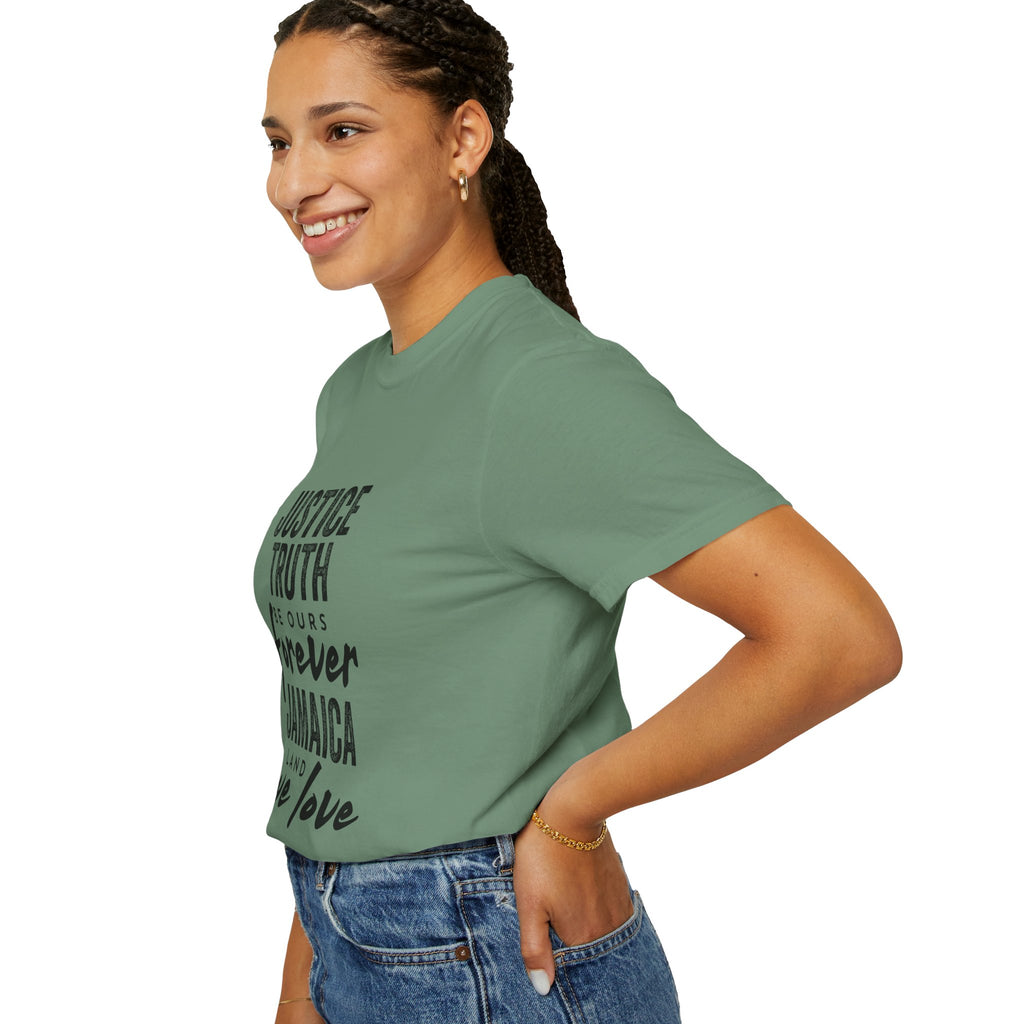 Jamaica 'Justice • Truth • Be Ours Forever' Graphic T-Shirt