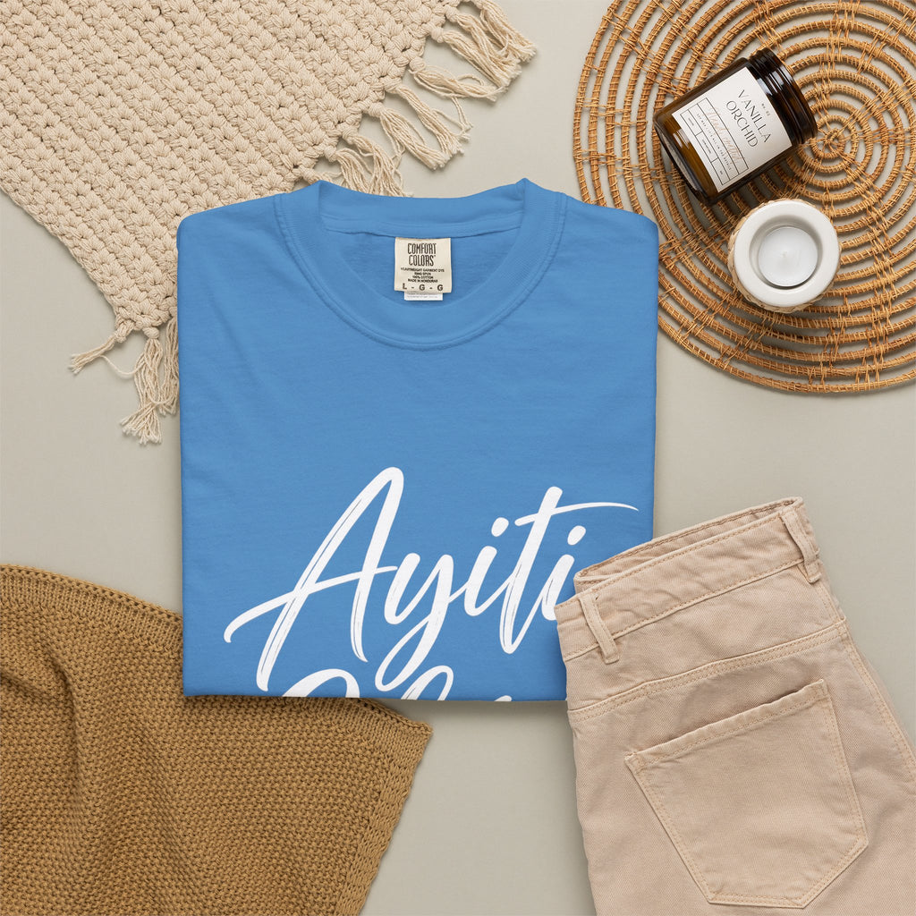 Haiti Ayiti Cherie Flag T-Shirt — Creole Pride Tee
