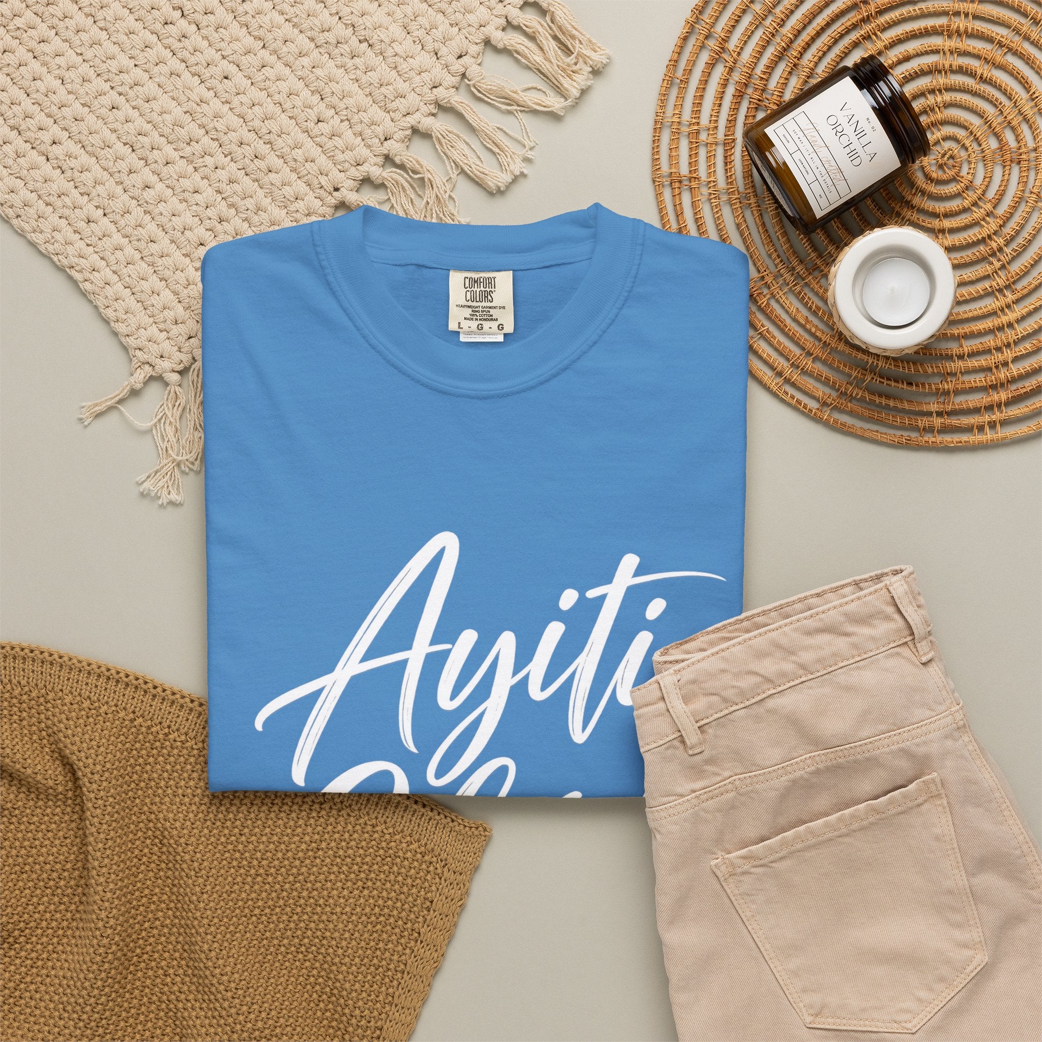 Haiti Ayiti Cherie Flag T-Shirt — Creole Pride Tee