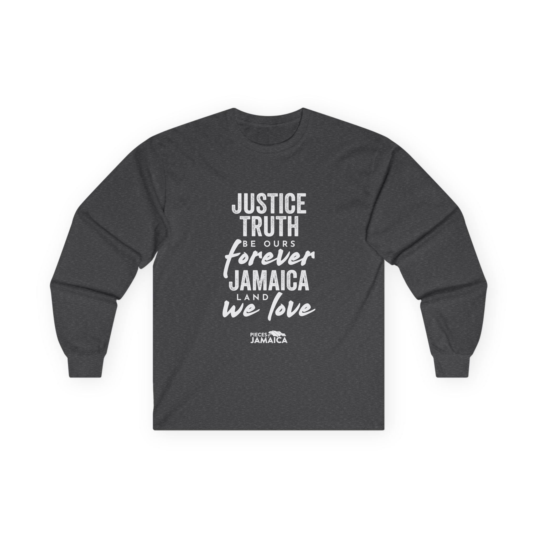Justice Truth Forever Jamaica Long Sleeve Tee