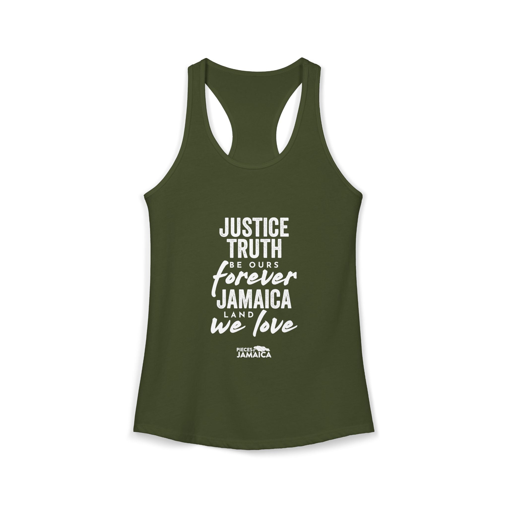 Women's Justice Truth Be Ours Forever Racerback Tank