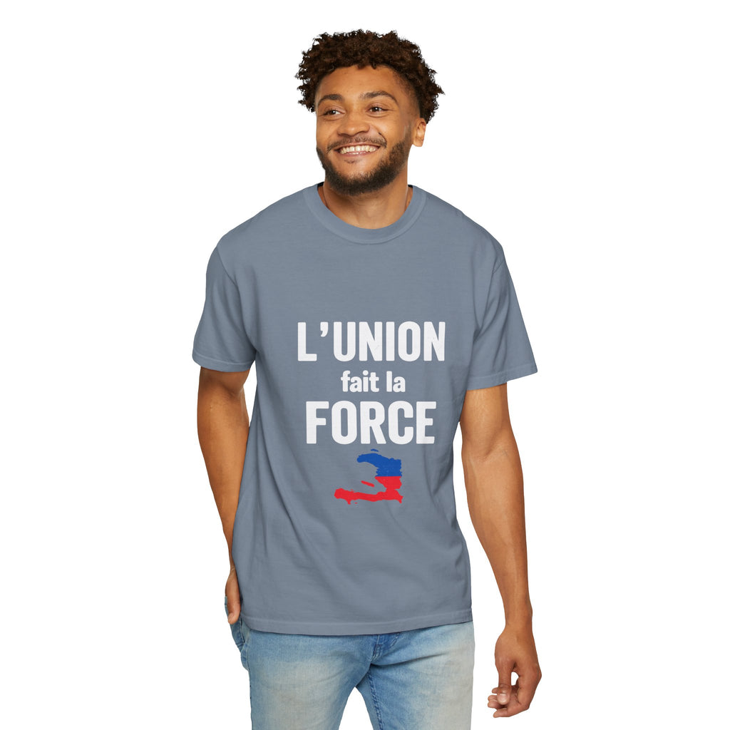 L'Union fait la force T-Shirt — Haitian Unity Graphic Tee