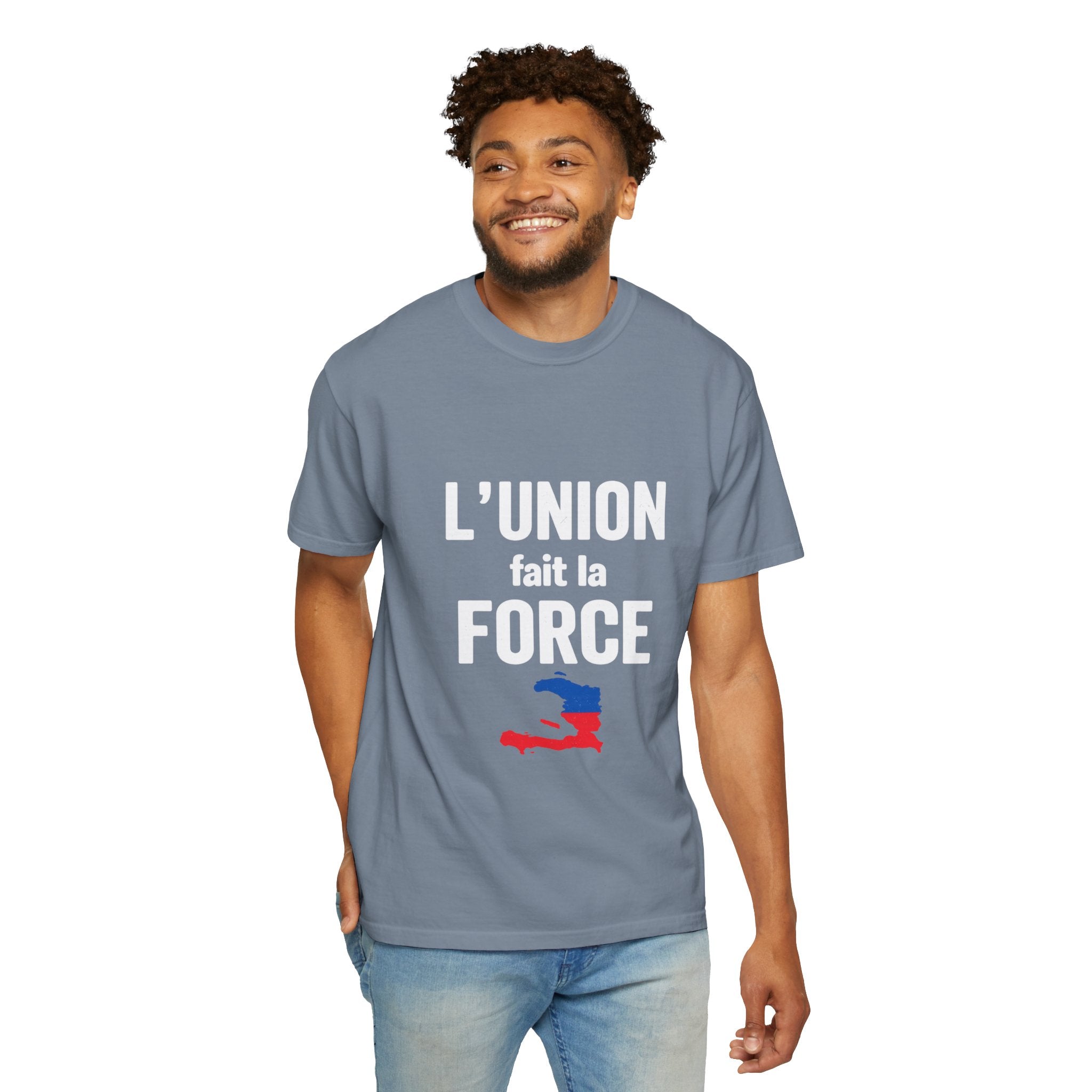 L'Union fait la force T-Shirt — Haitian Unity Graphic Tee