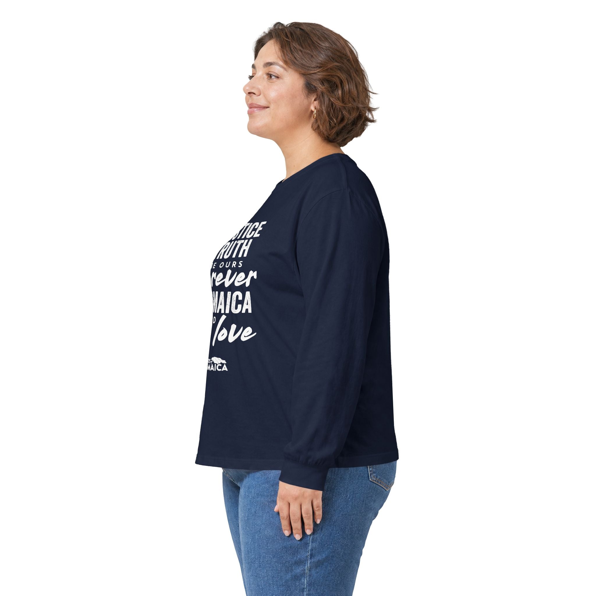 Justice Truth Forever Jamaica Long Sleeve Tee