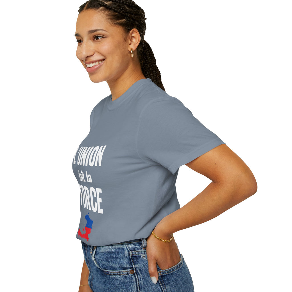 L'Union fait la force T-Shirt — Haitian Unity Graphic Tee