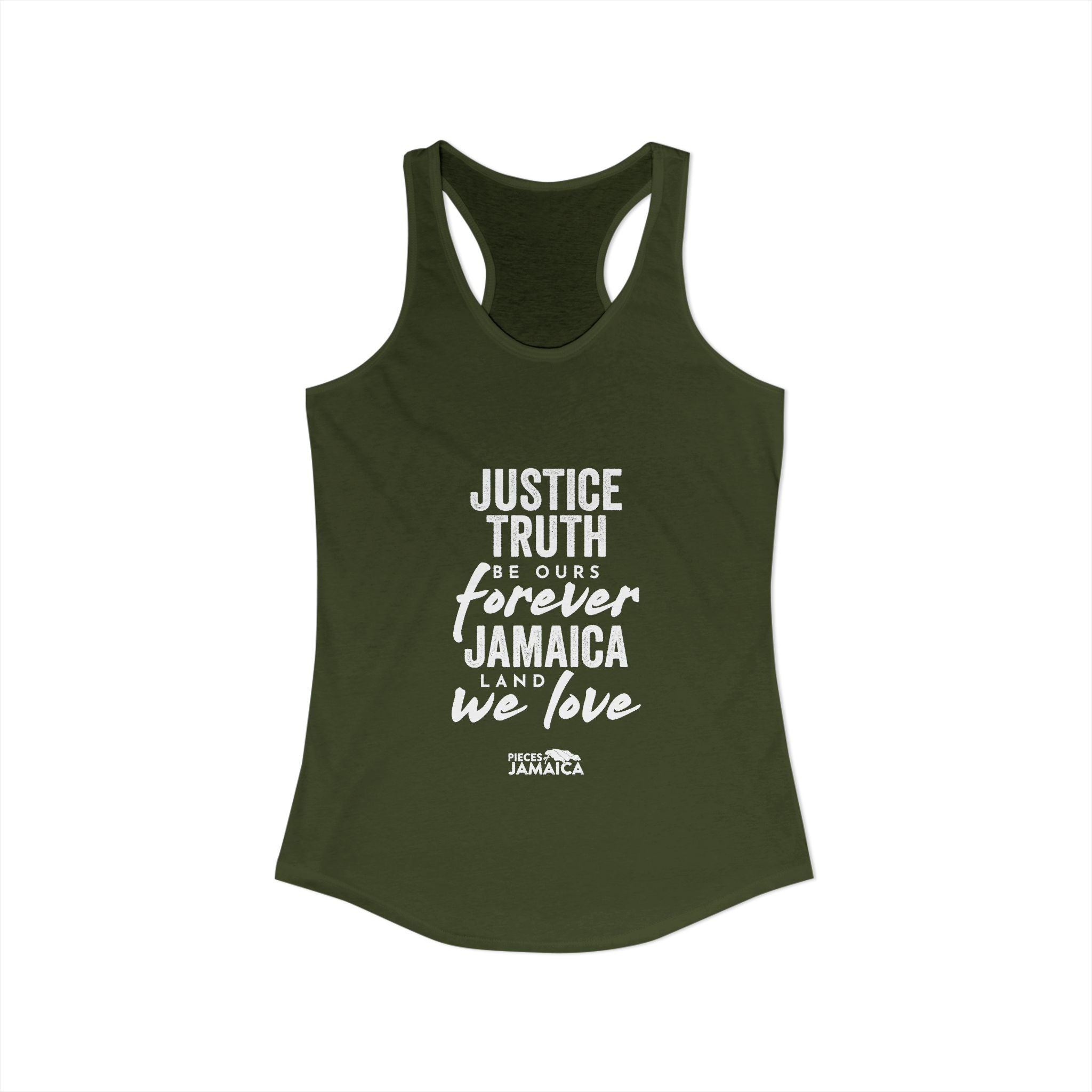 Women's Justice Truth Be Ours Forever Racerback Tank