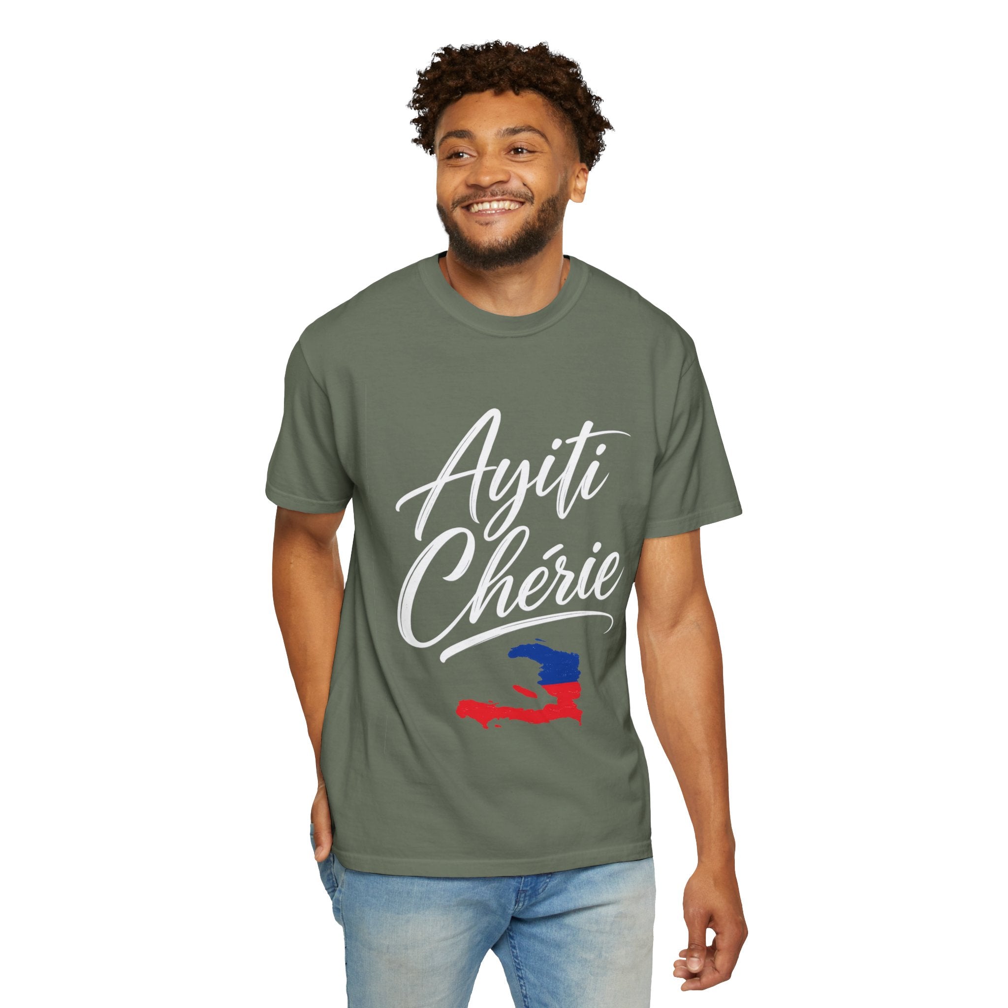 Haiti Ayiti Cherie Flag T-Shirt — Creole Pride Tee