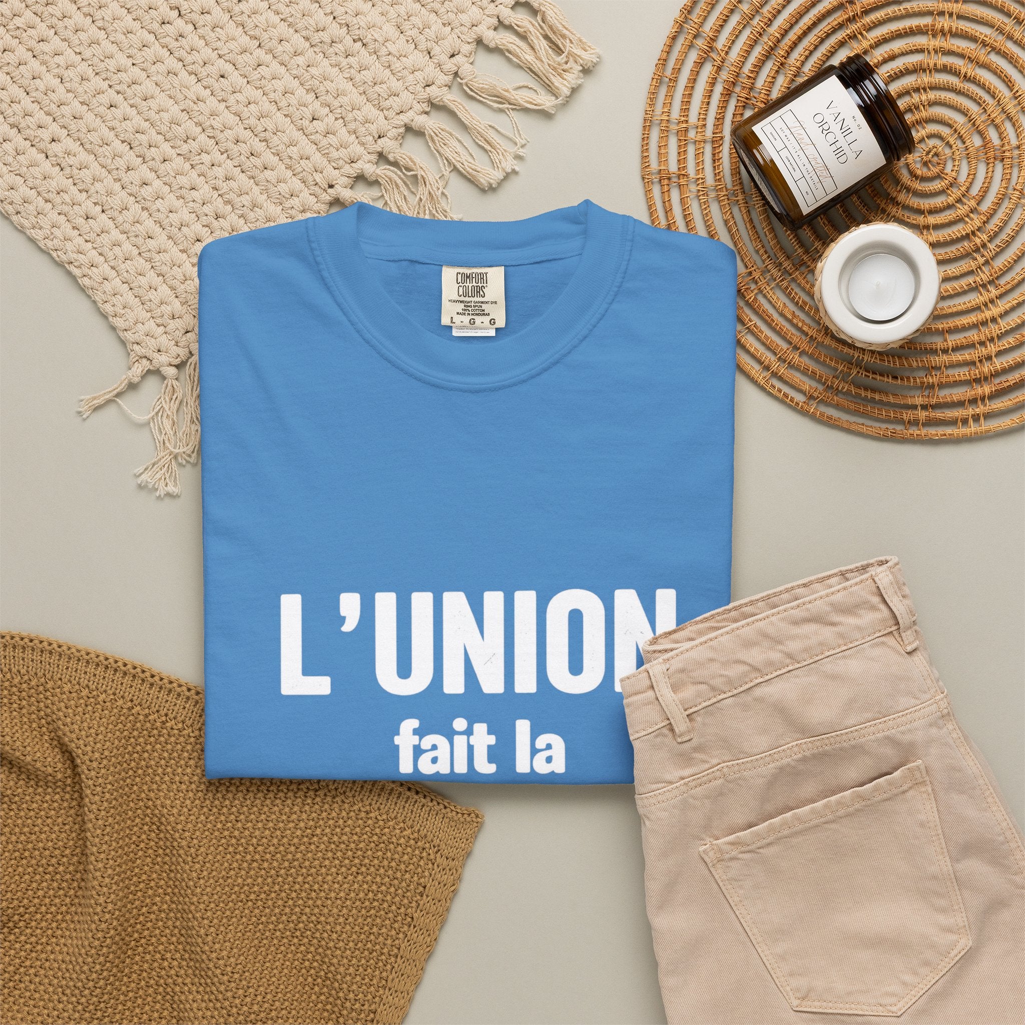 L'Union fait la force T-Shirt — Haitian Unity Graphic Tee