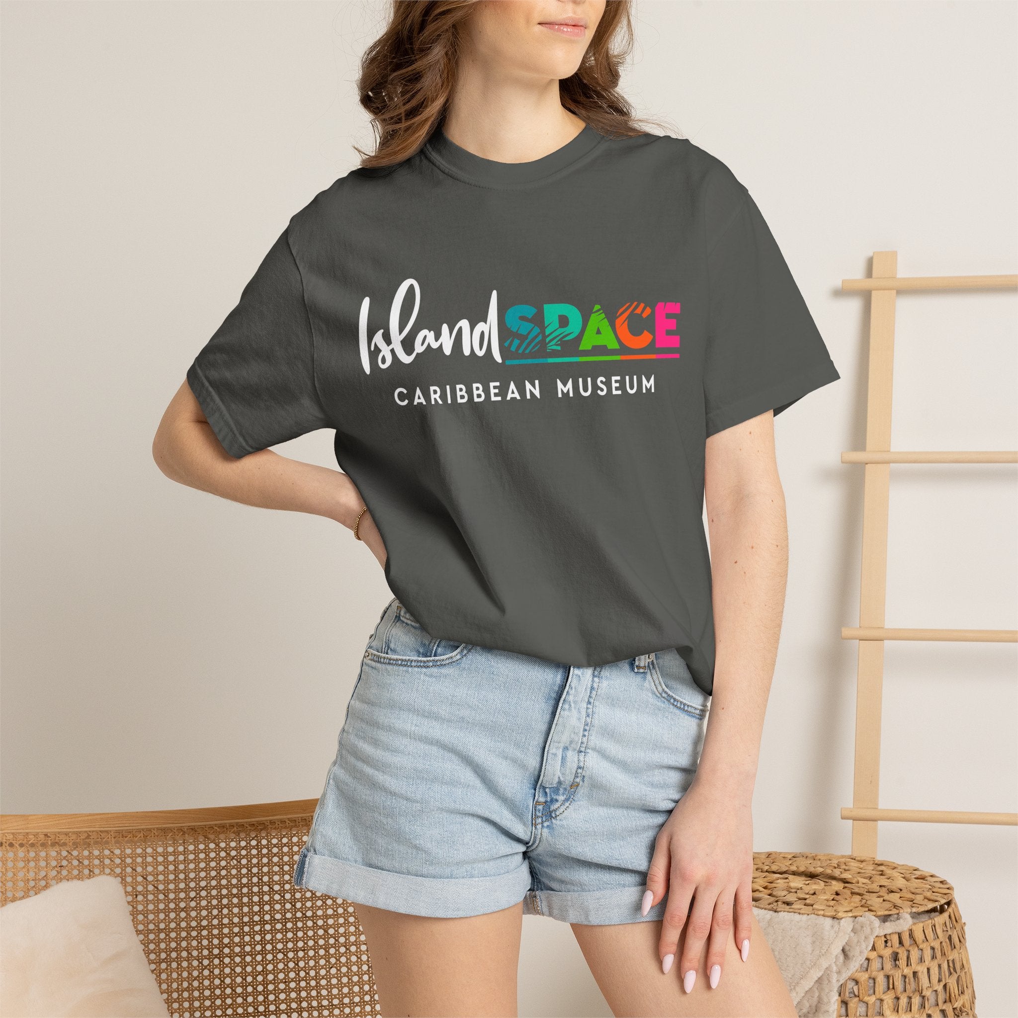 IslandSPACE Caribbean Museum T-Shirt — Colorful Logo Tee