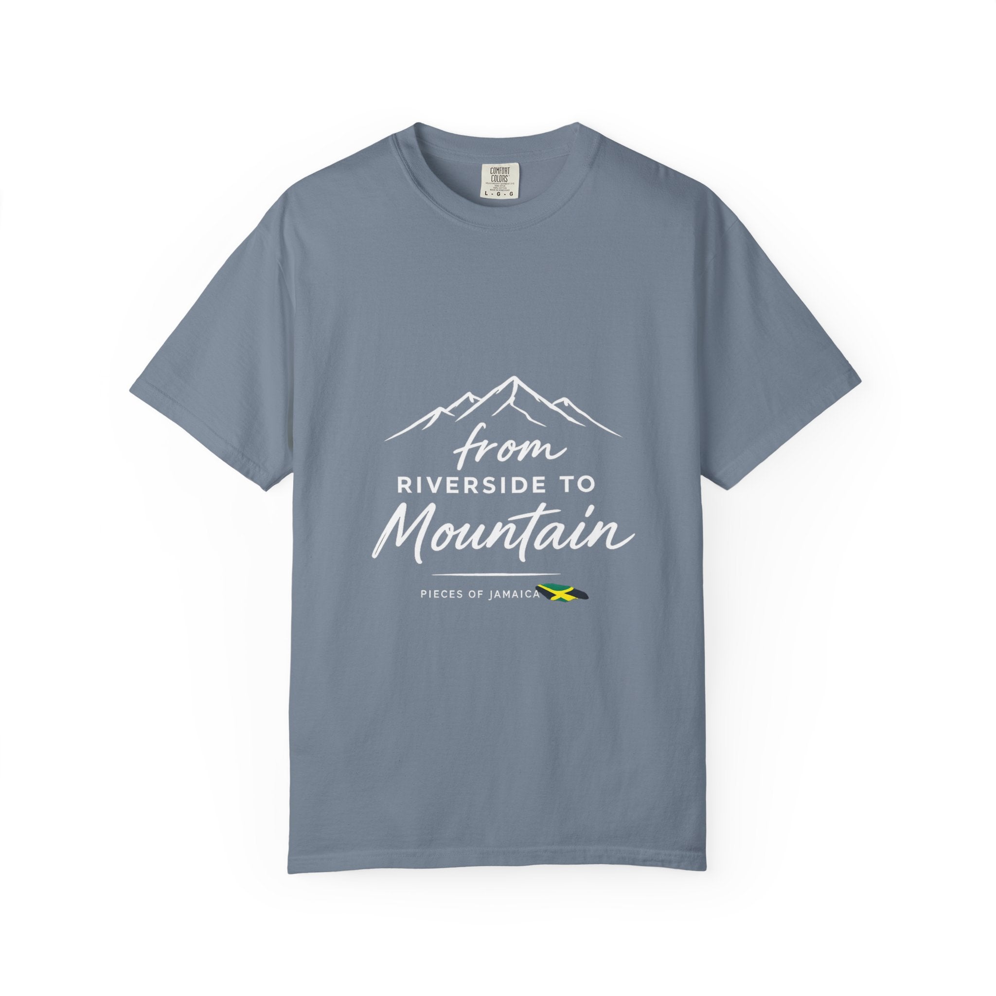 Unisex Garment-Dyed T-shirt - From Riverside to Mountain