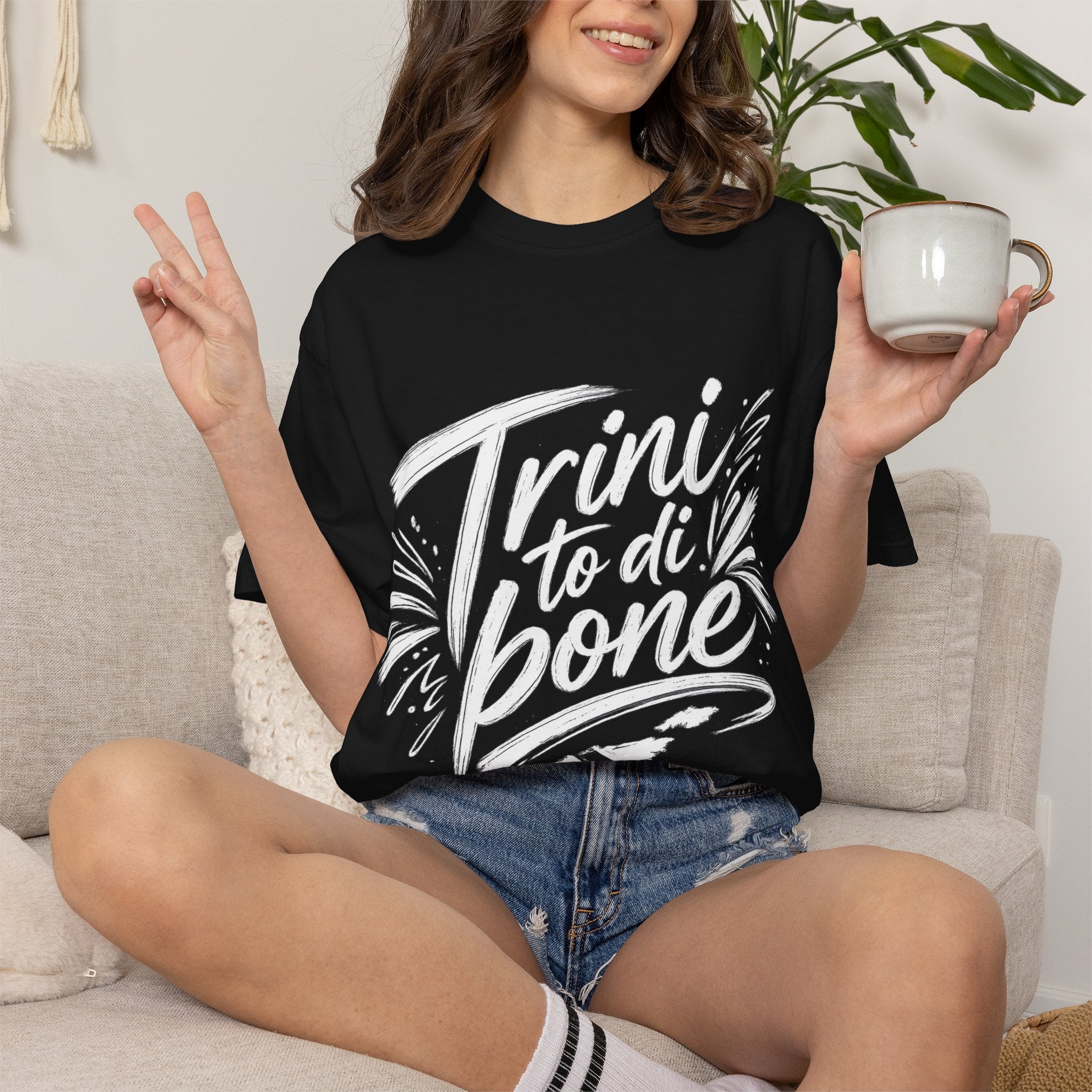 Trini to di bone T-Shirt — Trinidad Pride Graphic Tee