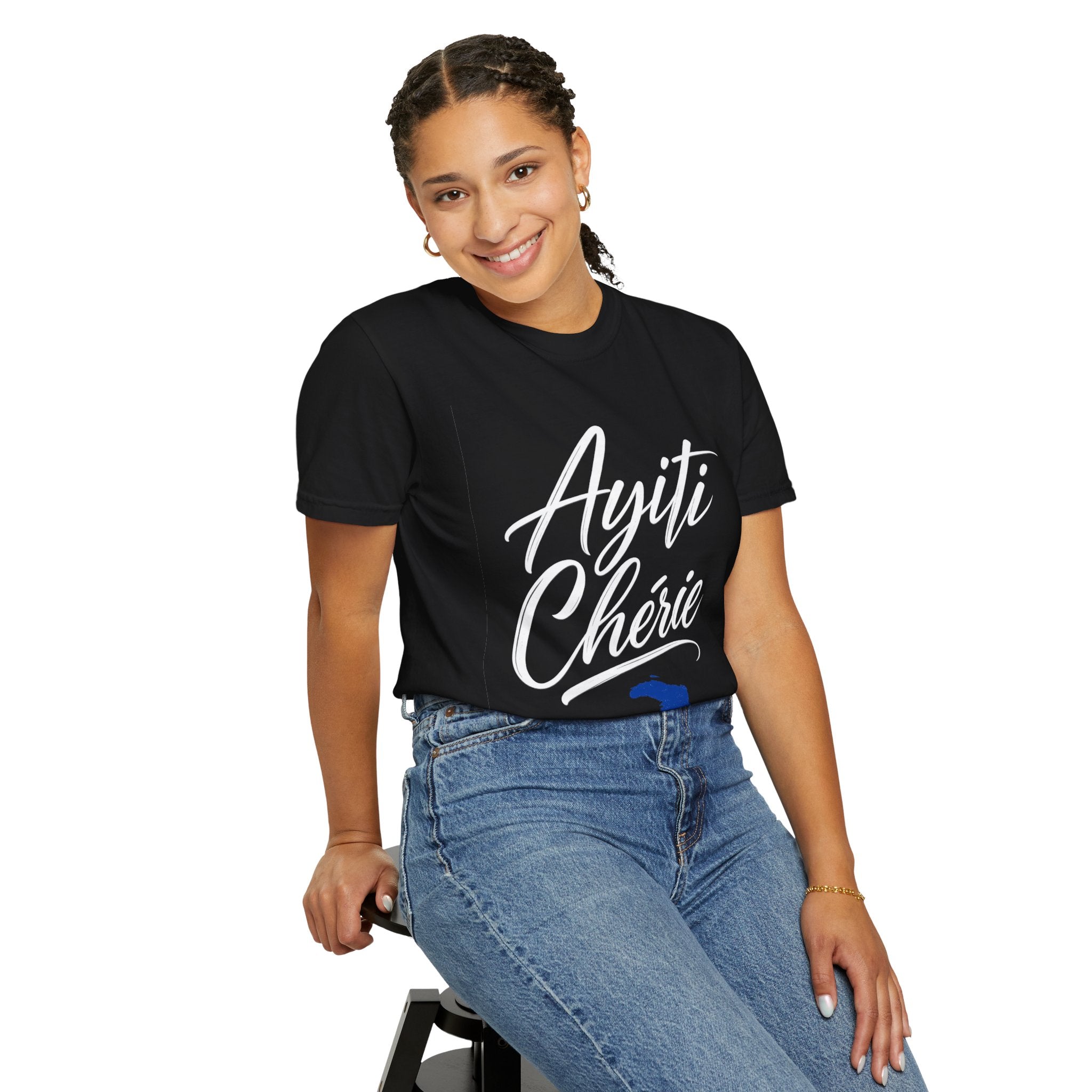 Haiti Ayiti Cherie Flag T-Shirt — Creole Pride Tee
