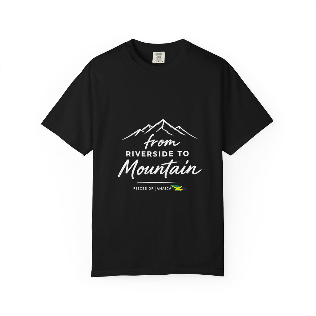 Unisex Garment-Dyed T-shirt - From Riverside to Mountain