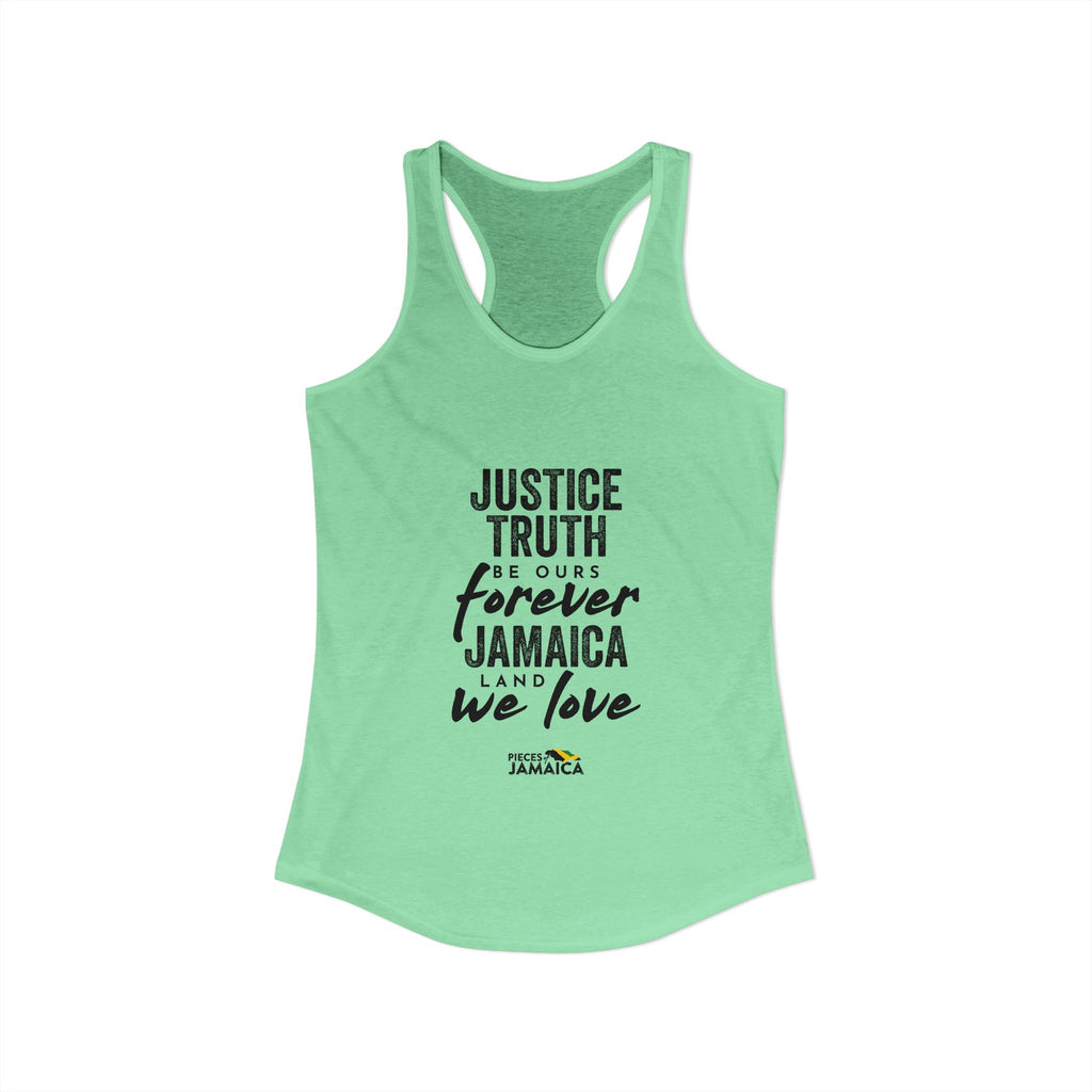 Women's Justice Truth Be Ours Forever Racerback Tank