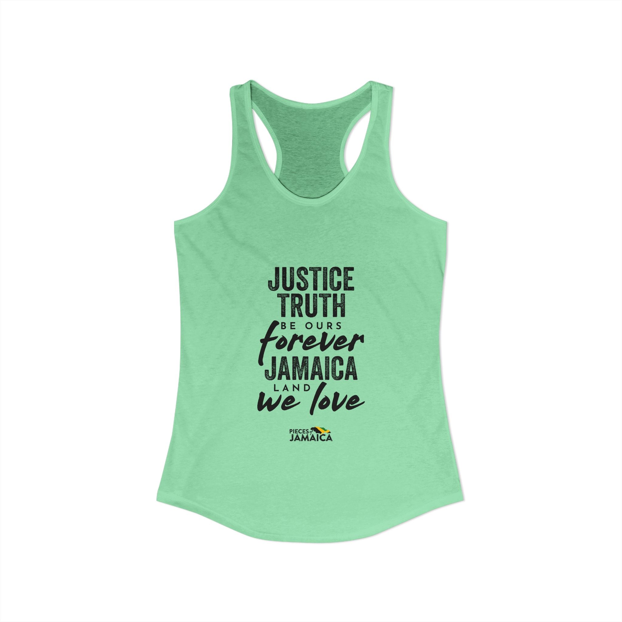 Women's Justice Truth Be Ours Forever Racerback Tank