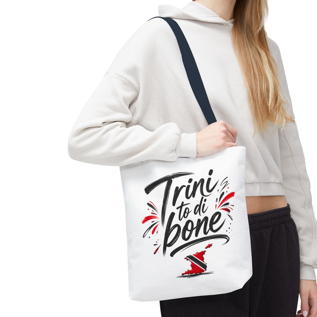 Trini To Di Bone Tote Bag — Trinidad Pride Canvas Shopper