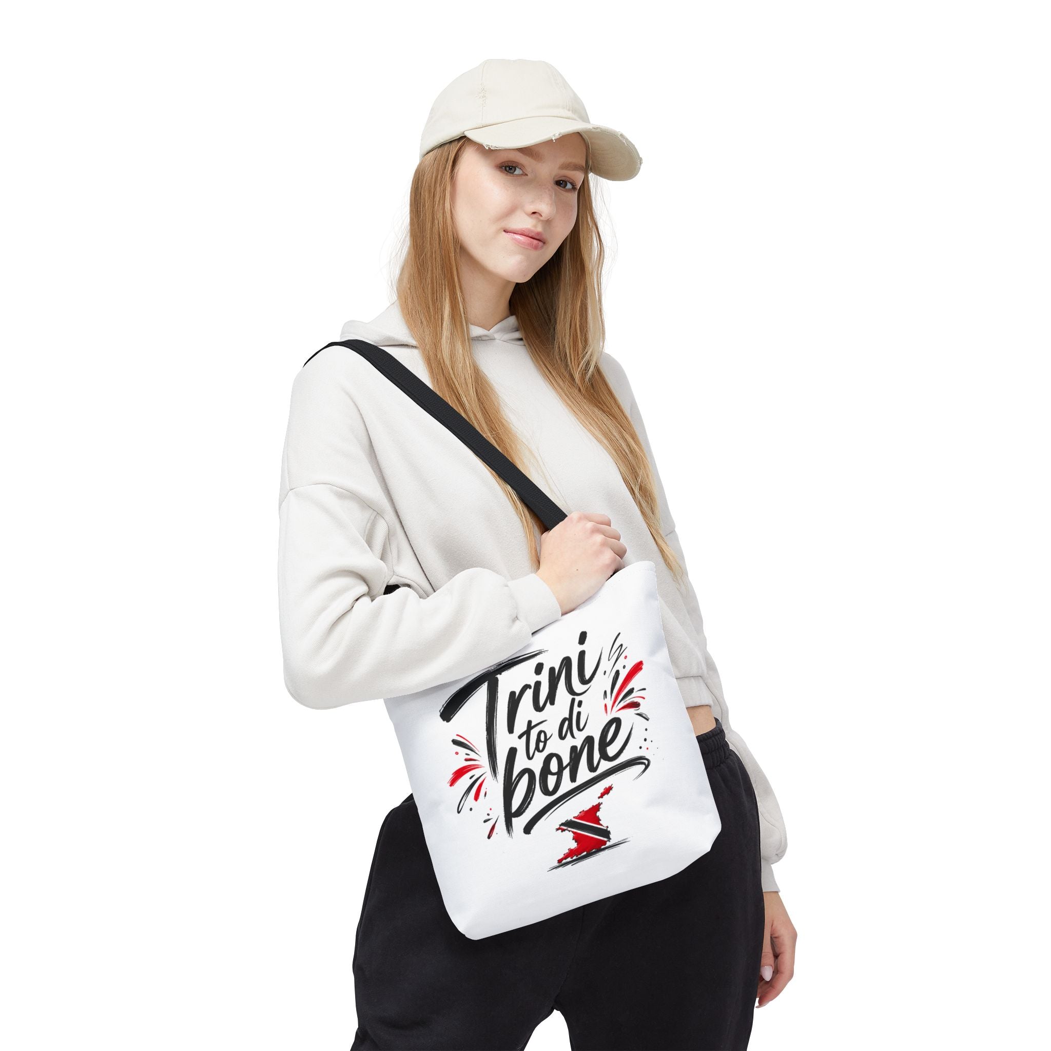 Trini To Di Bone Tote Bag — Trinidad Pride Canvas Shopper
