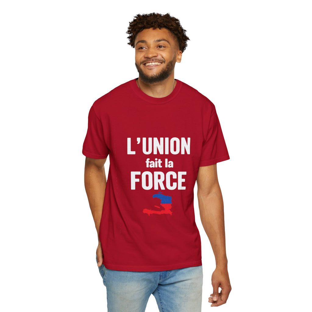 L'Union fait la force T-Shirt — Haitian Unity Graphic Tee