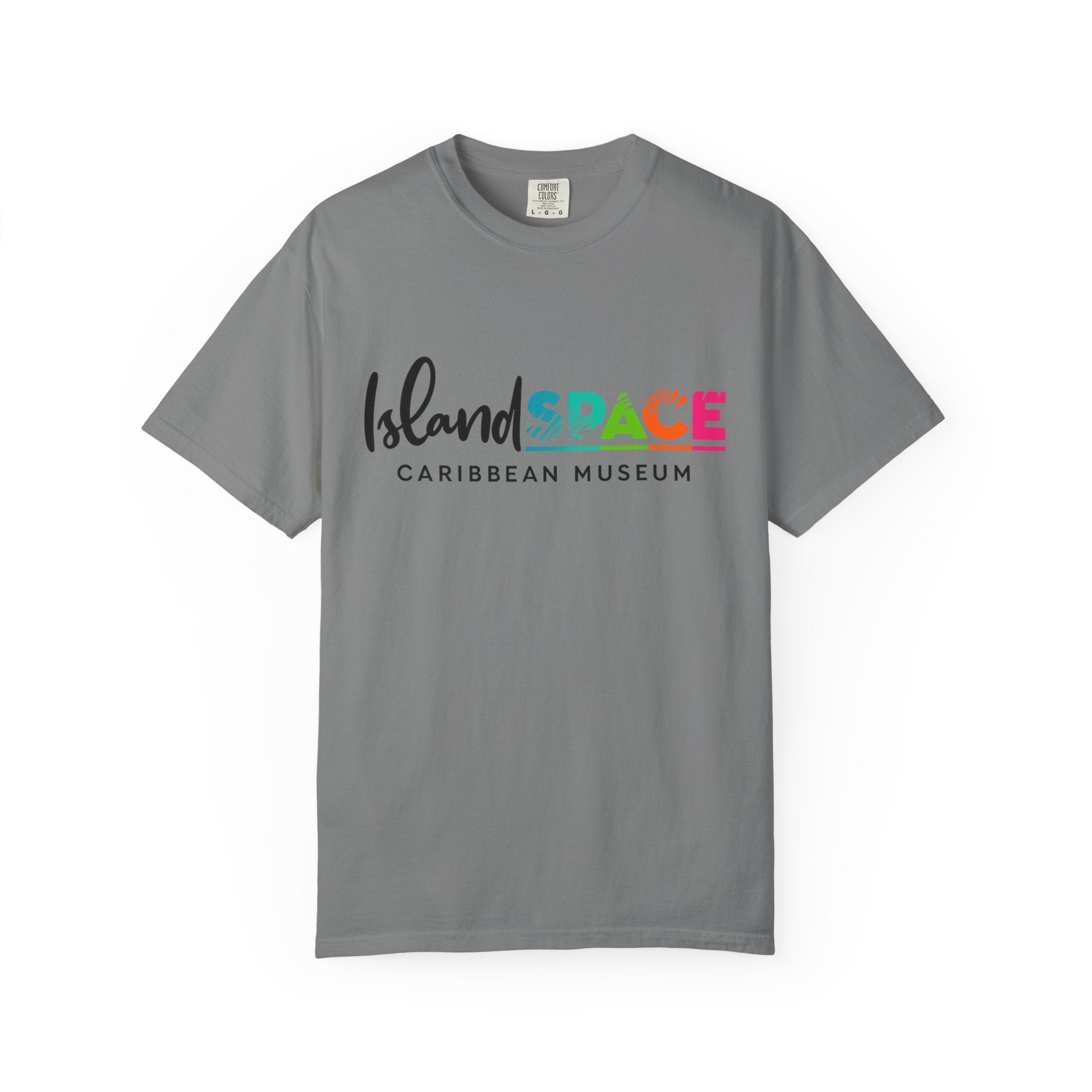 Island Space Caribbean Museum T-Shirt — Colorful Logo Tee