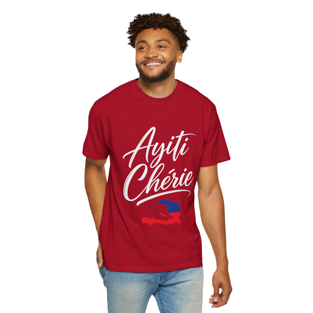 Haiti Ayiti Cherie Flag T-Shirt — Creole Pride Tee