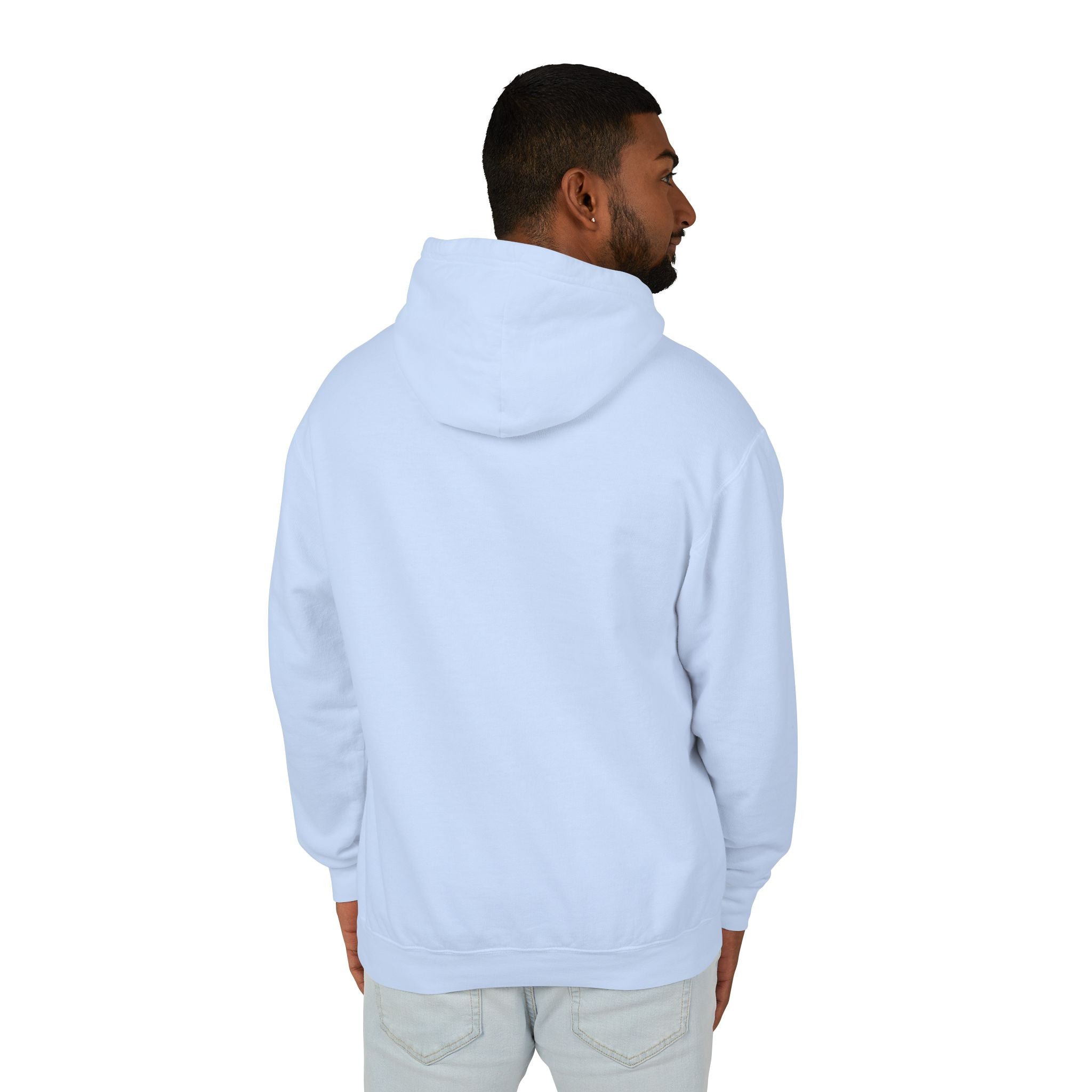 Lightweight Hoodie — Multi-Language Greetings Graphic (Que lo que, What's Up, Whagwaan)