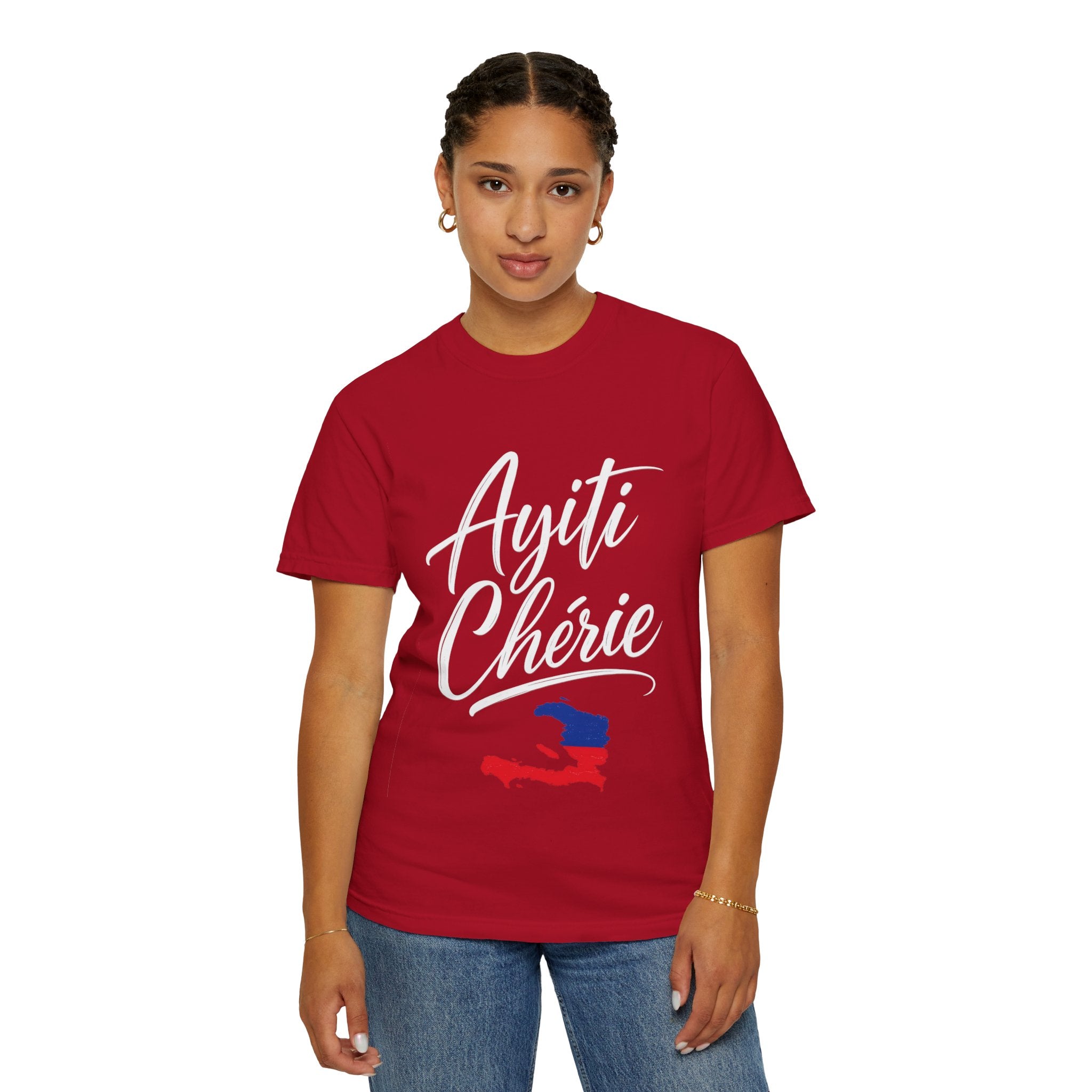 Haiti Ayiti Cherie Flag T-Shirt — Creole Pride Tee