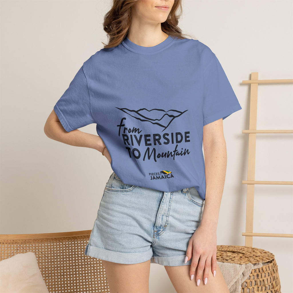 From Riverside to Mountain T-Shirt — Jamaica Travel Adventure Tee