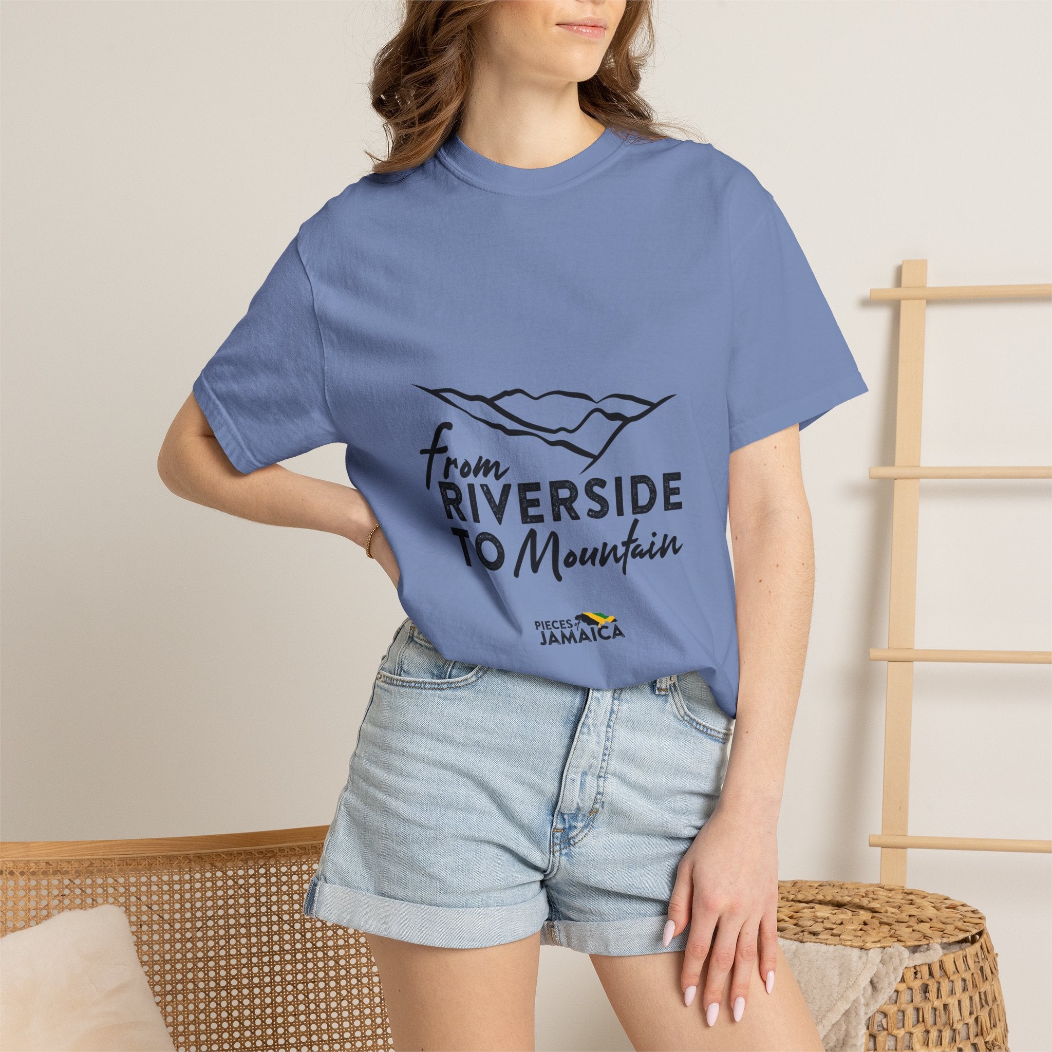 From Riverside to Mountain T-Shirt — Jamaica Travel Adventure Tee