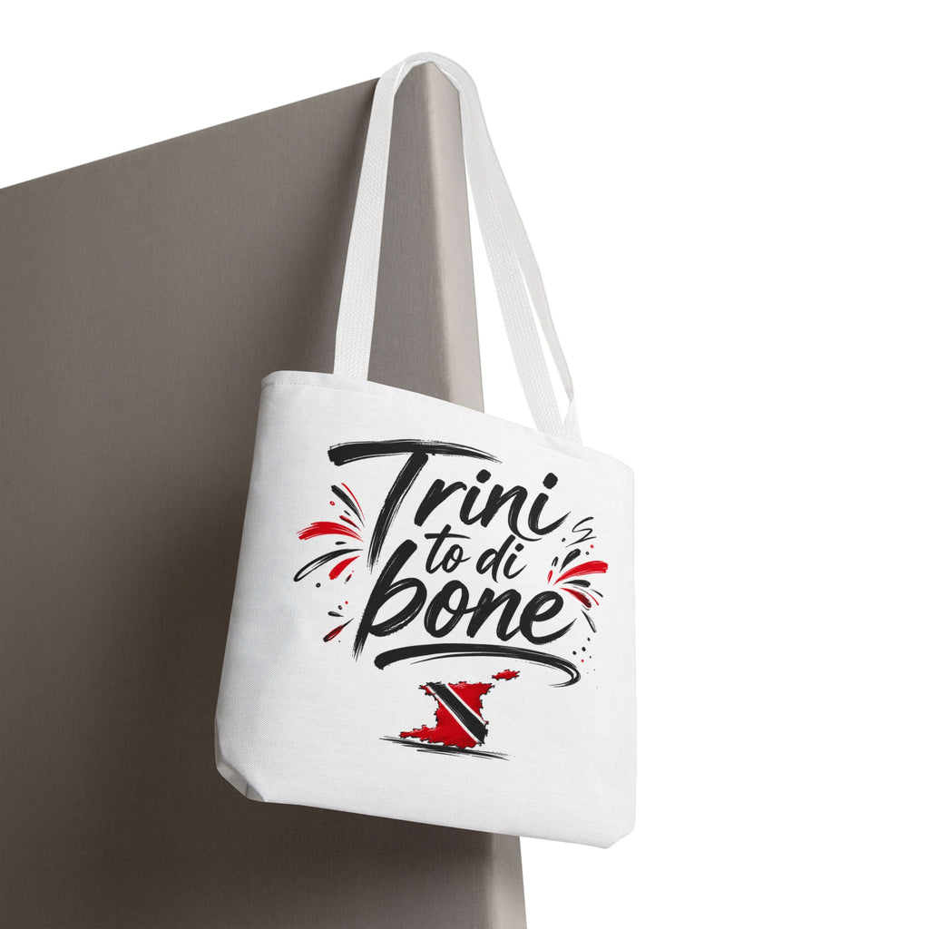 Trini To Di Bone Tote Bag — Trinidad Pride Canvas Shopper
