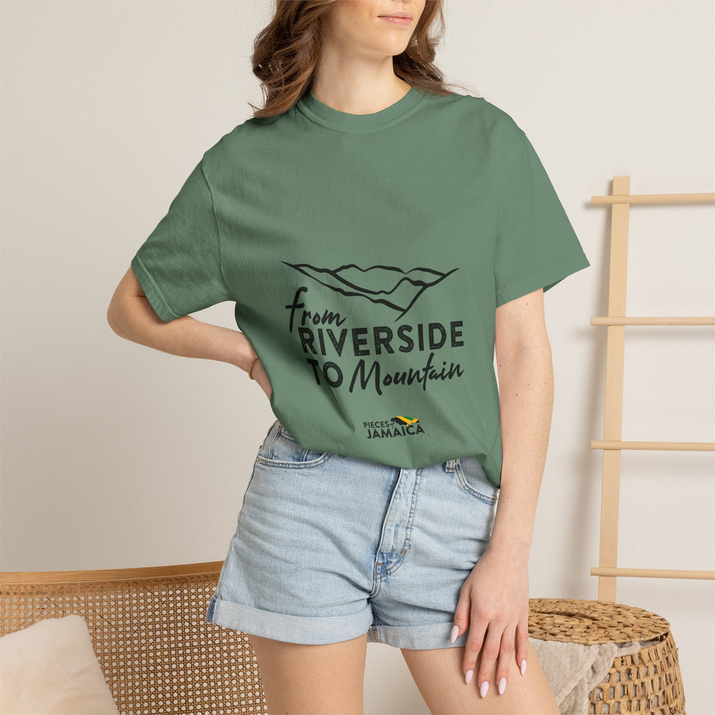 From Riverside to Mountain T-Shirt — Jamaica Travel Adventure Tee