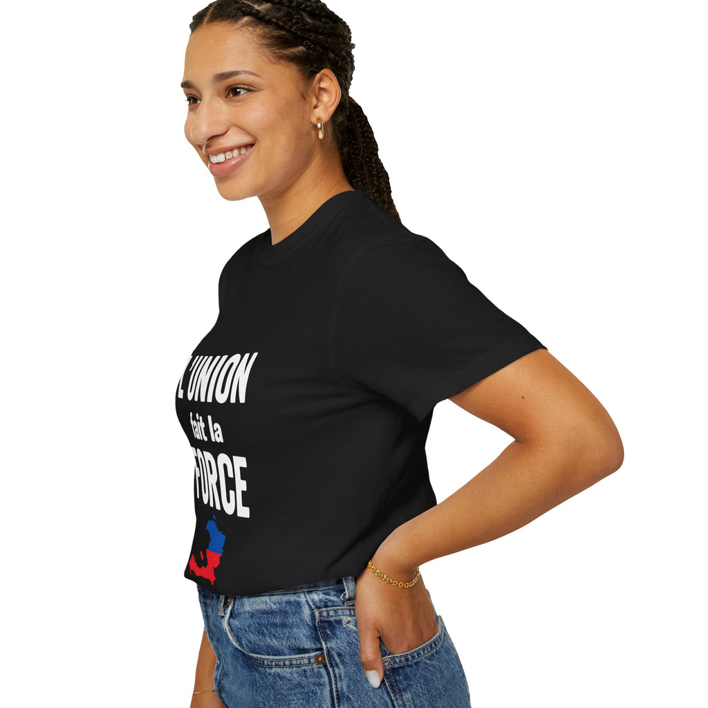 L'Union fait la force T-Shirt — Haitian Unity Graphic Tee