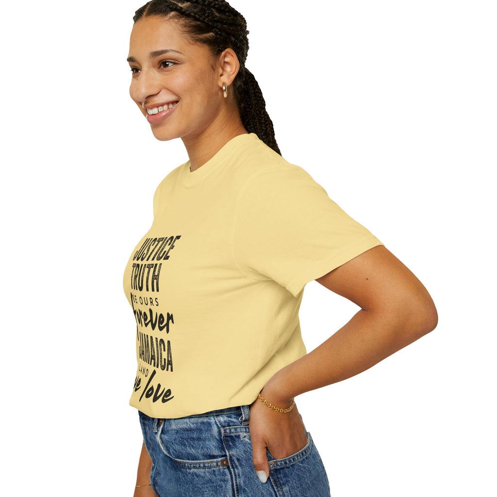 Jamaica 'Justice • Truth • Be Ours Forever' Graphic T-Shirt
