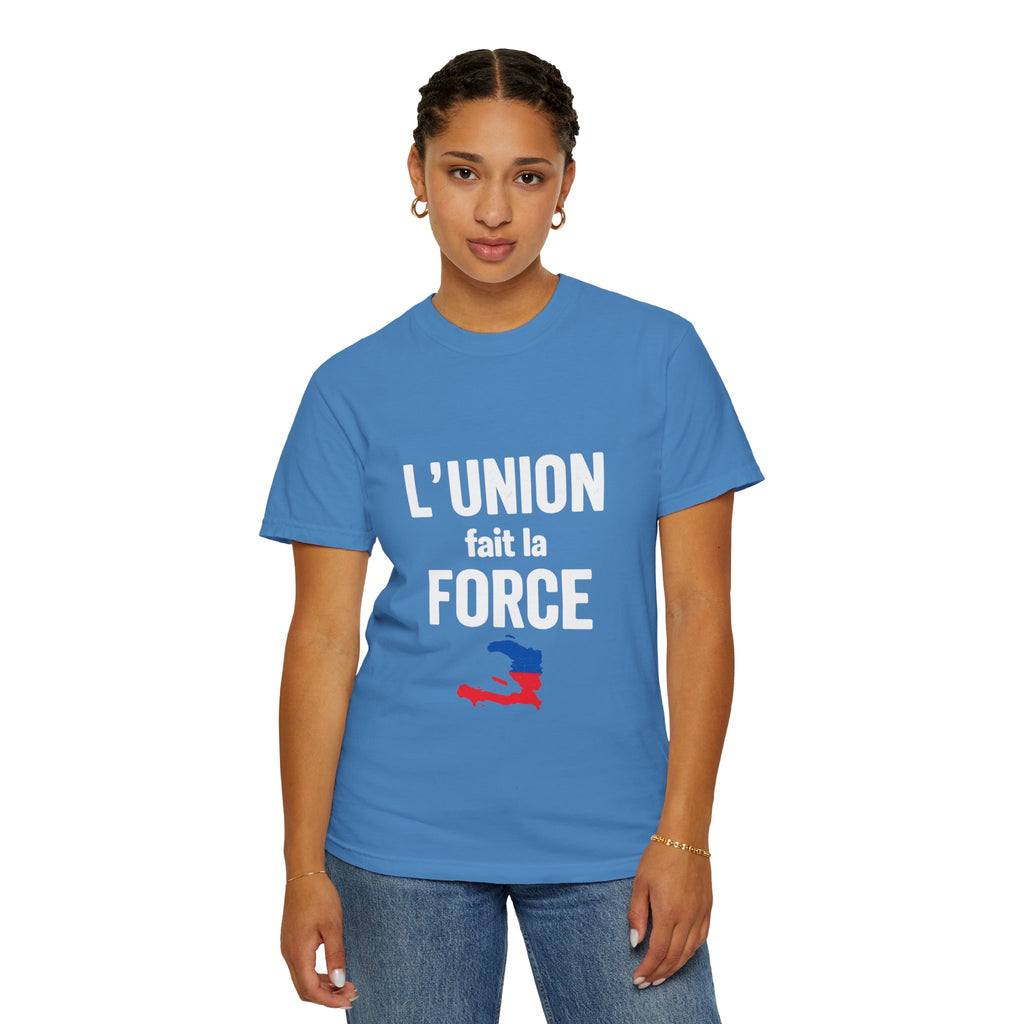 L'Union fait la force T-Shirt — Haitian Unity Graphic Tee