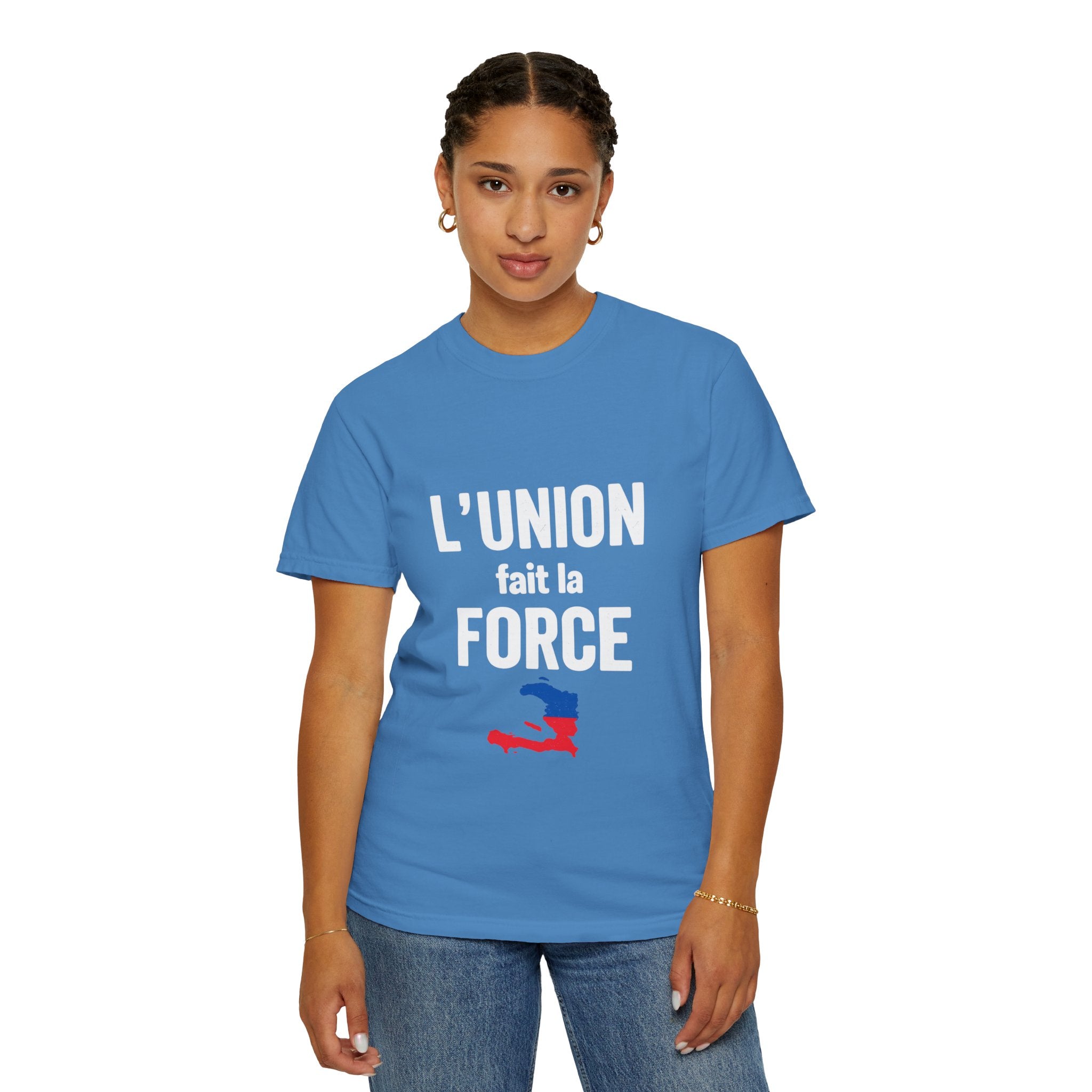 L'Union fait la force T-Shirt — Haitian Unity Graphic Tee