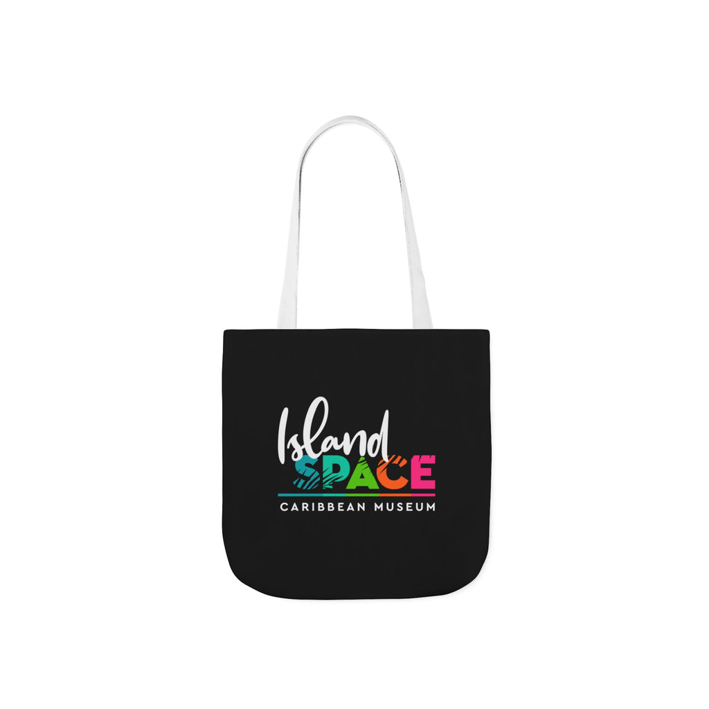 Island Space Caribbean Museum Canvas Tote Bag — Colorful Logo Beach Market Tote