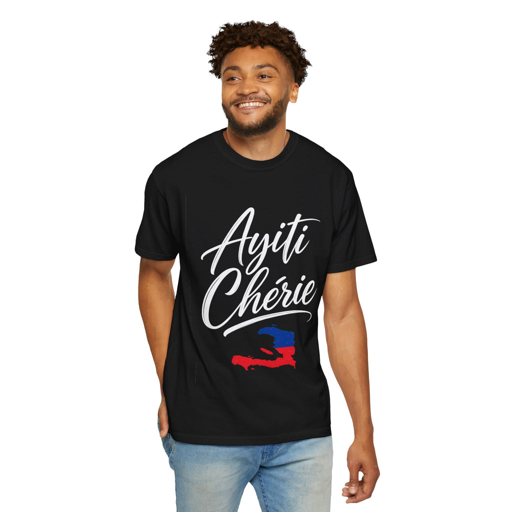 Haiti Ayiti Cherie Flag T-Shirt — Creole Pride Tee