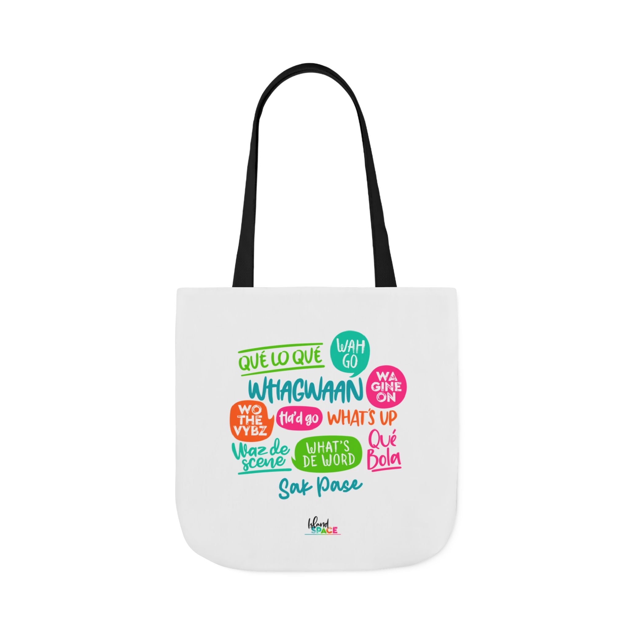 What's Up Colorful Speech Bubble Canvas Tote
