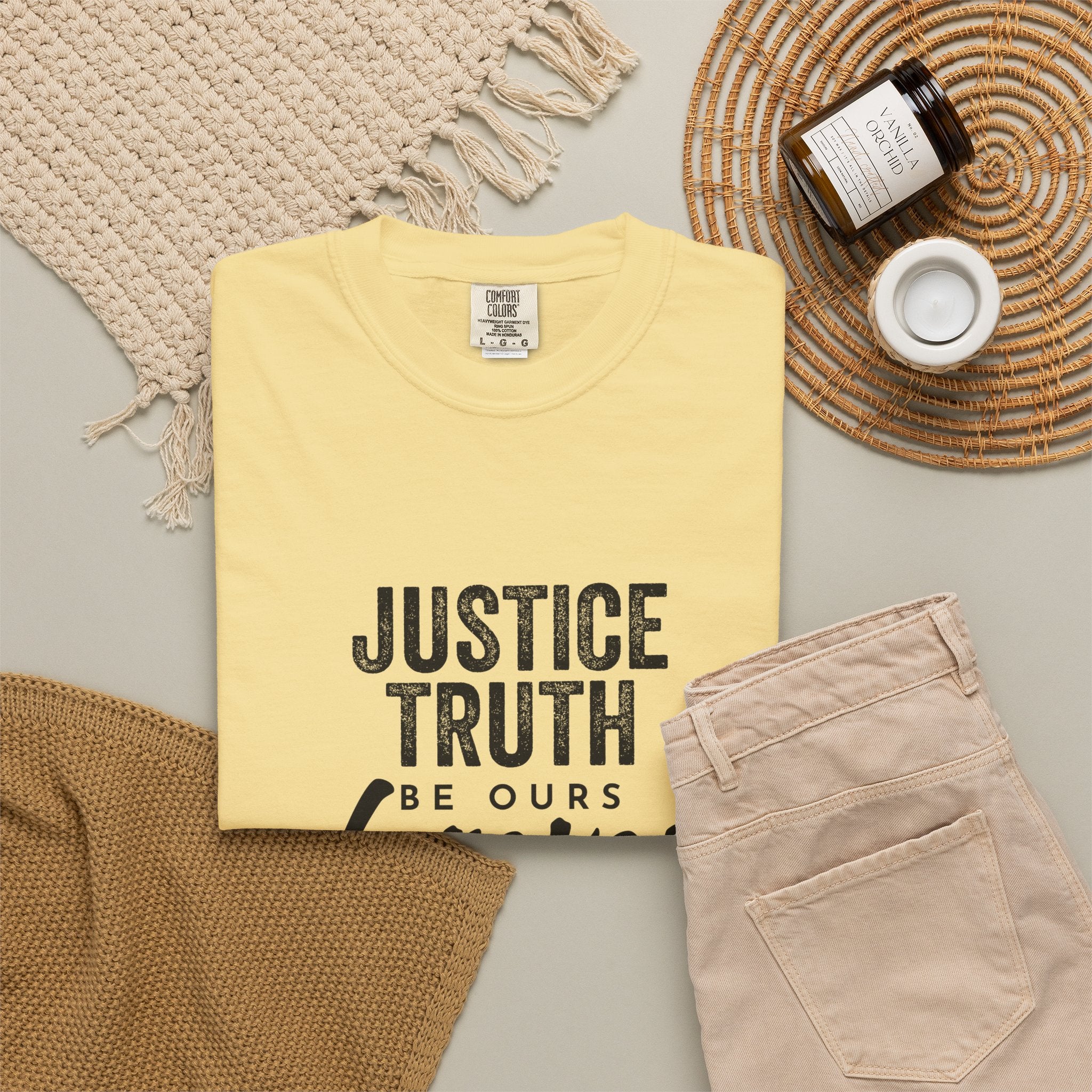 Jamaica 'Justice • Truth • Be Ours Forever' Graphic T-Shirt