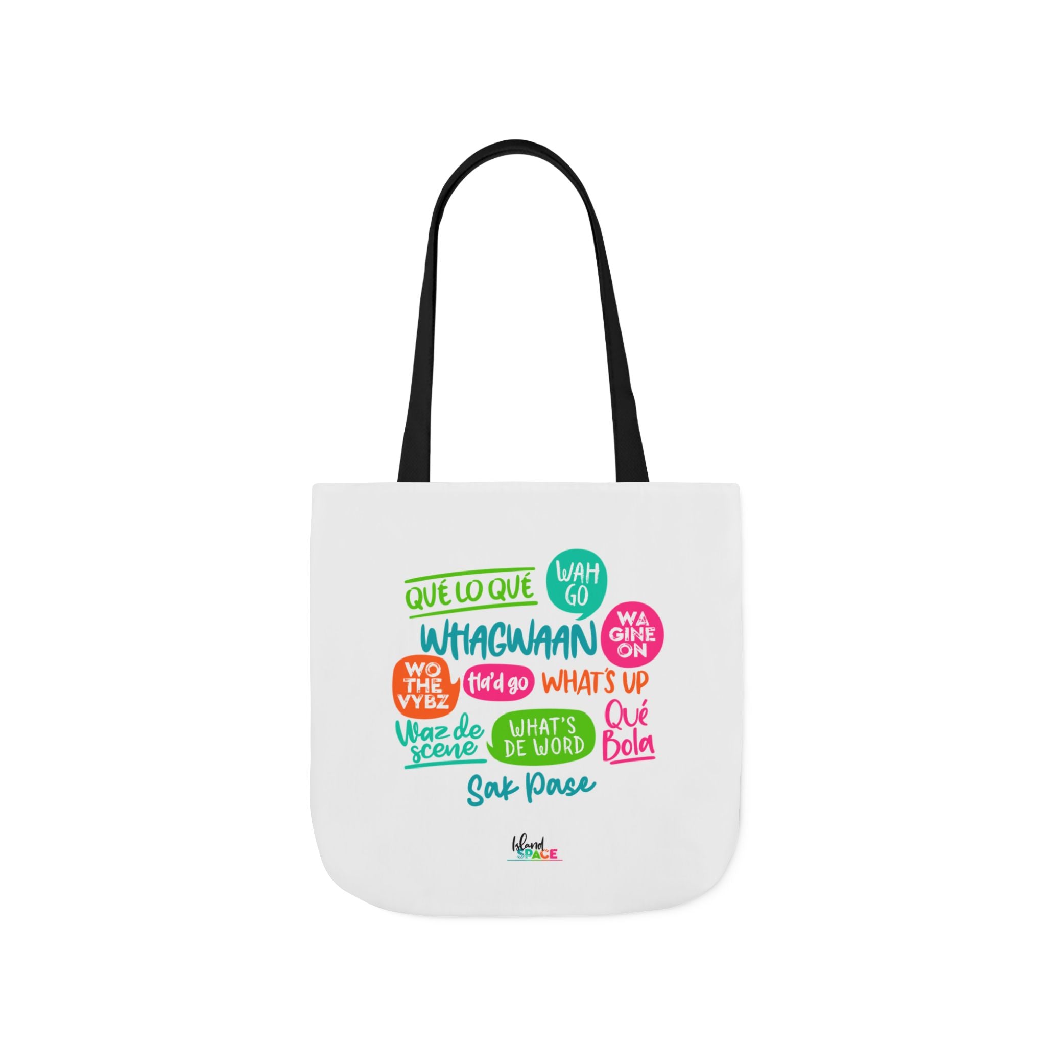 What's Up Colorful Speech Bubble Canvas Tote