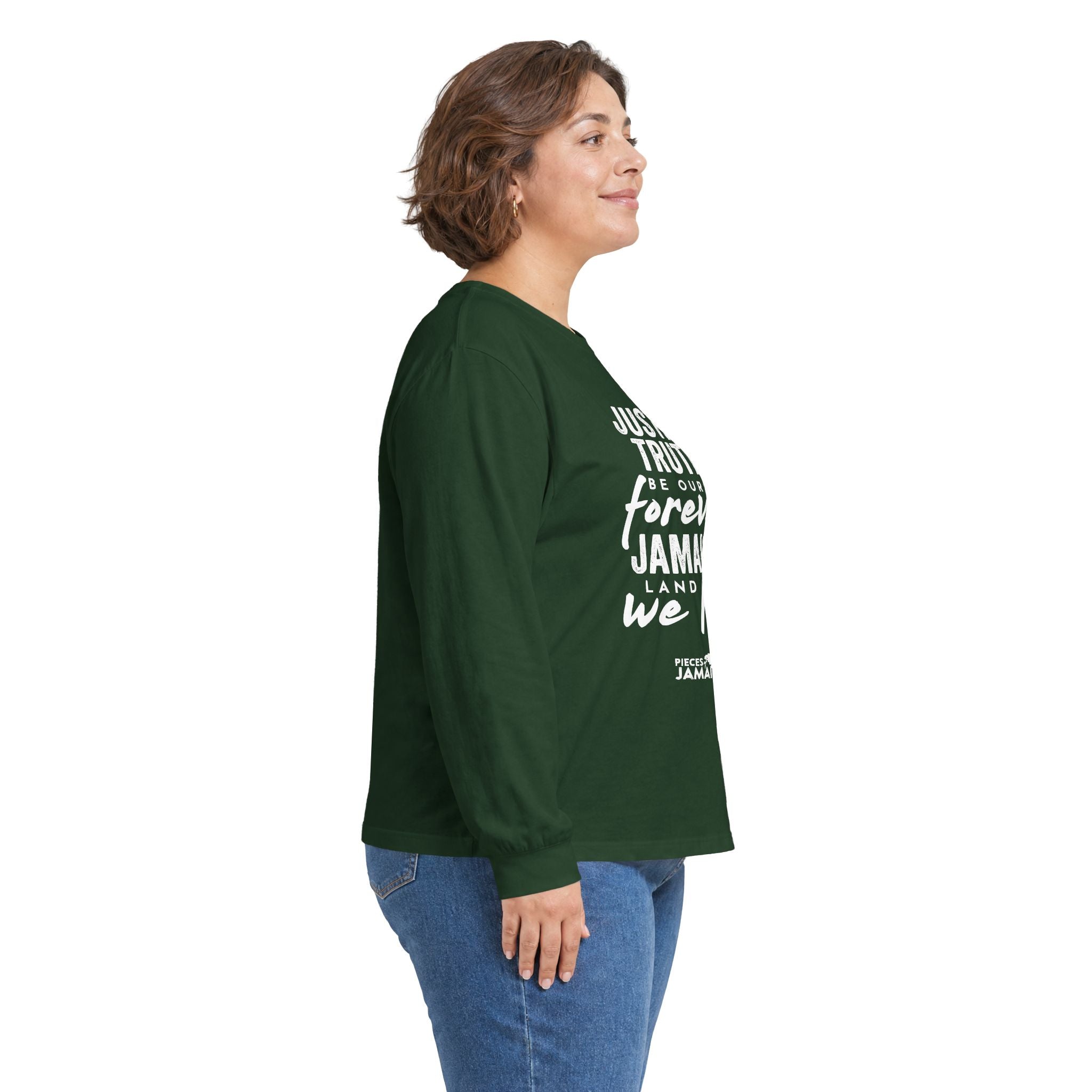 Justice Truth Forever Jamaica Long Sleeve Tee